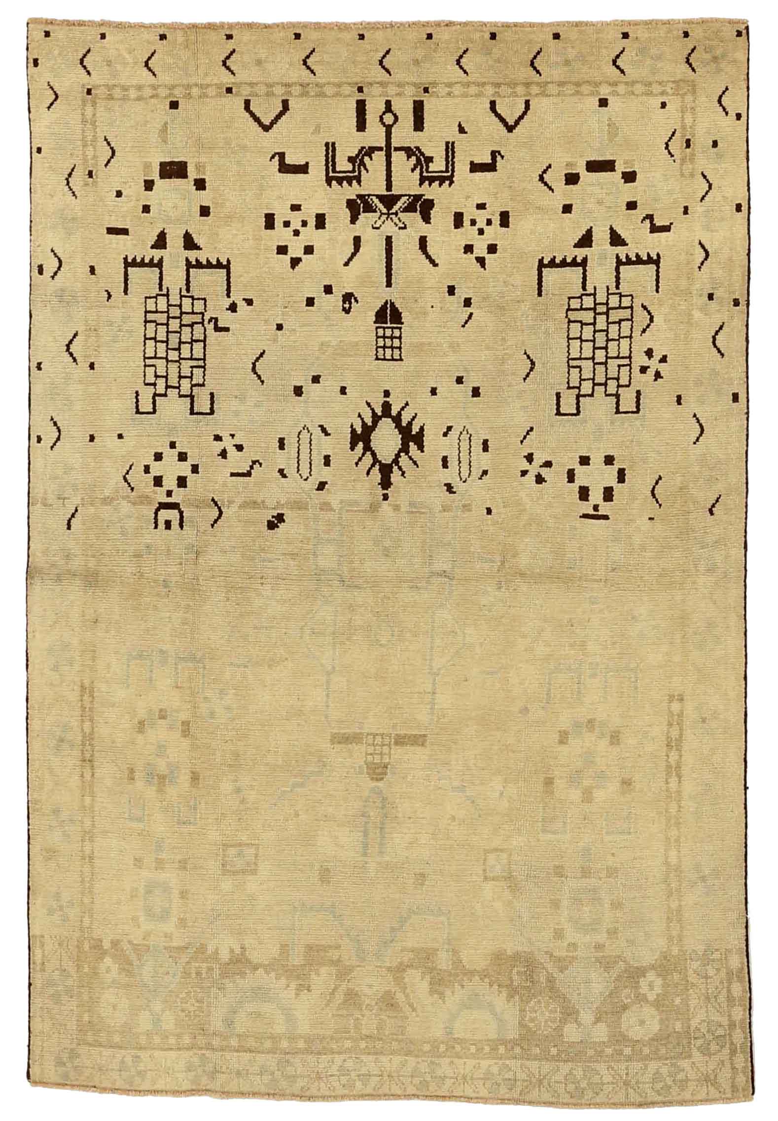 Thumbnail 13 for Antique Persian Malayer Transitional Rug 76038
