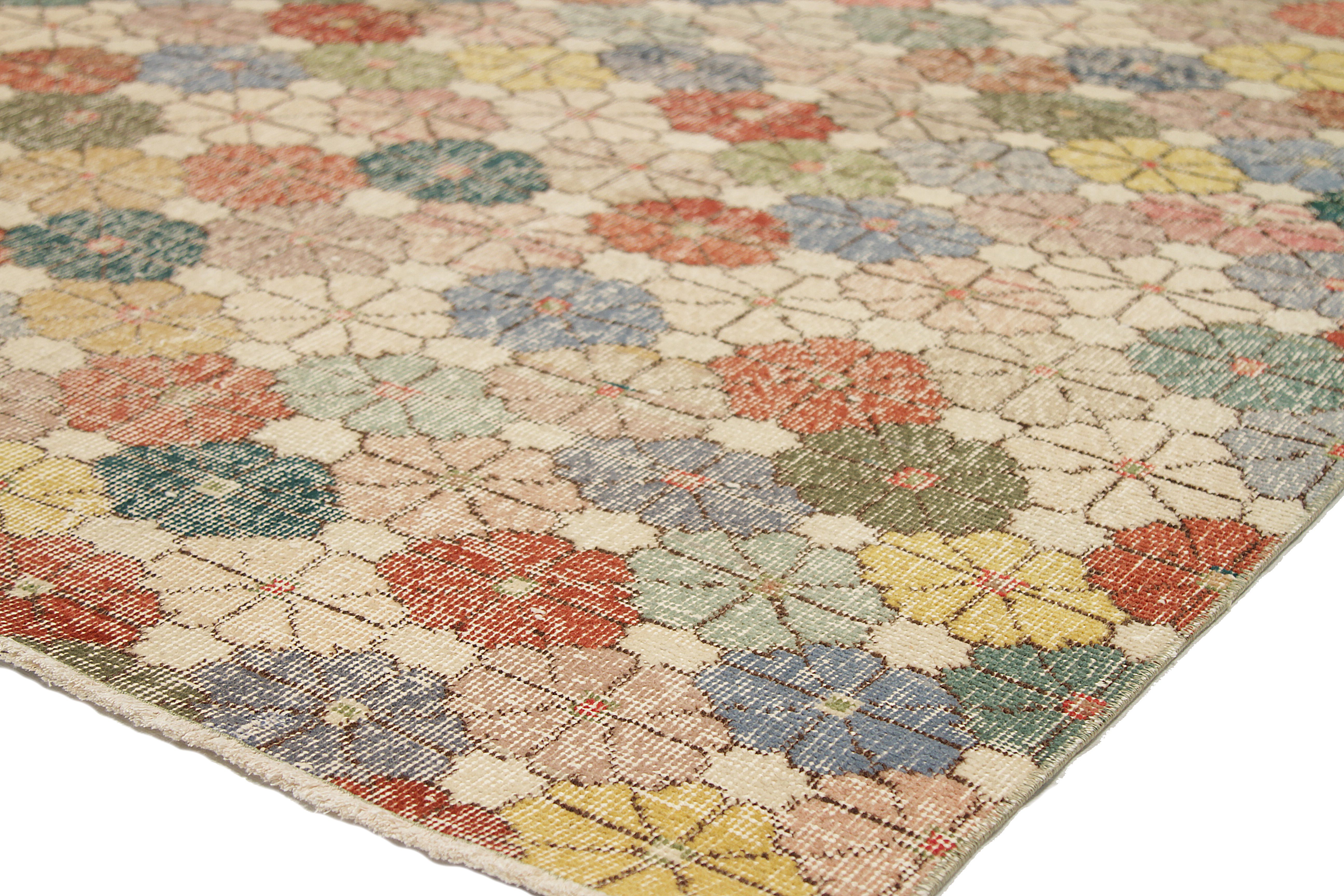 Thumbnail 12 for Antique Turkey Traditional Rug 92518