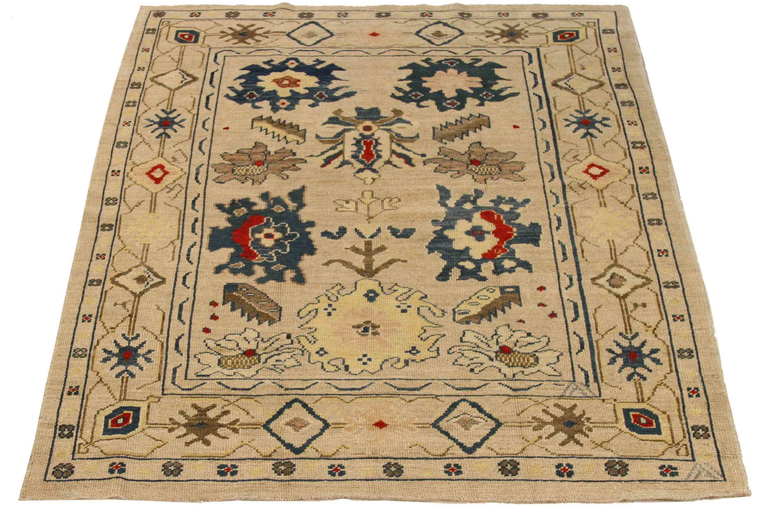 Thumbnail 6 for Persian Oushak Transitional Rug 70108