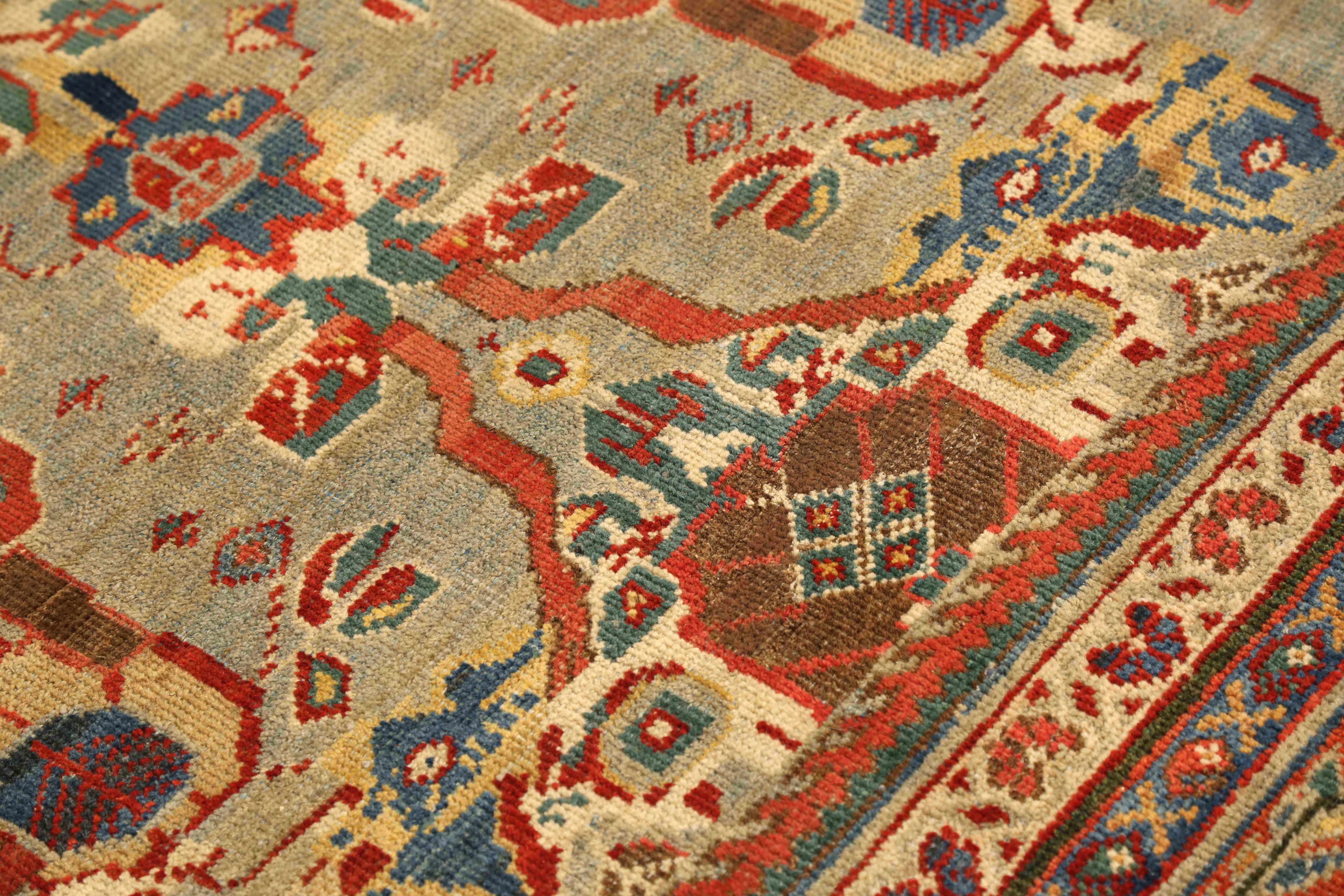 Thumbnail 6 for Antique Persian Sultanabad Traditional Rug 52624