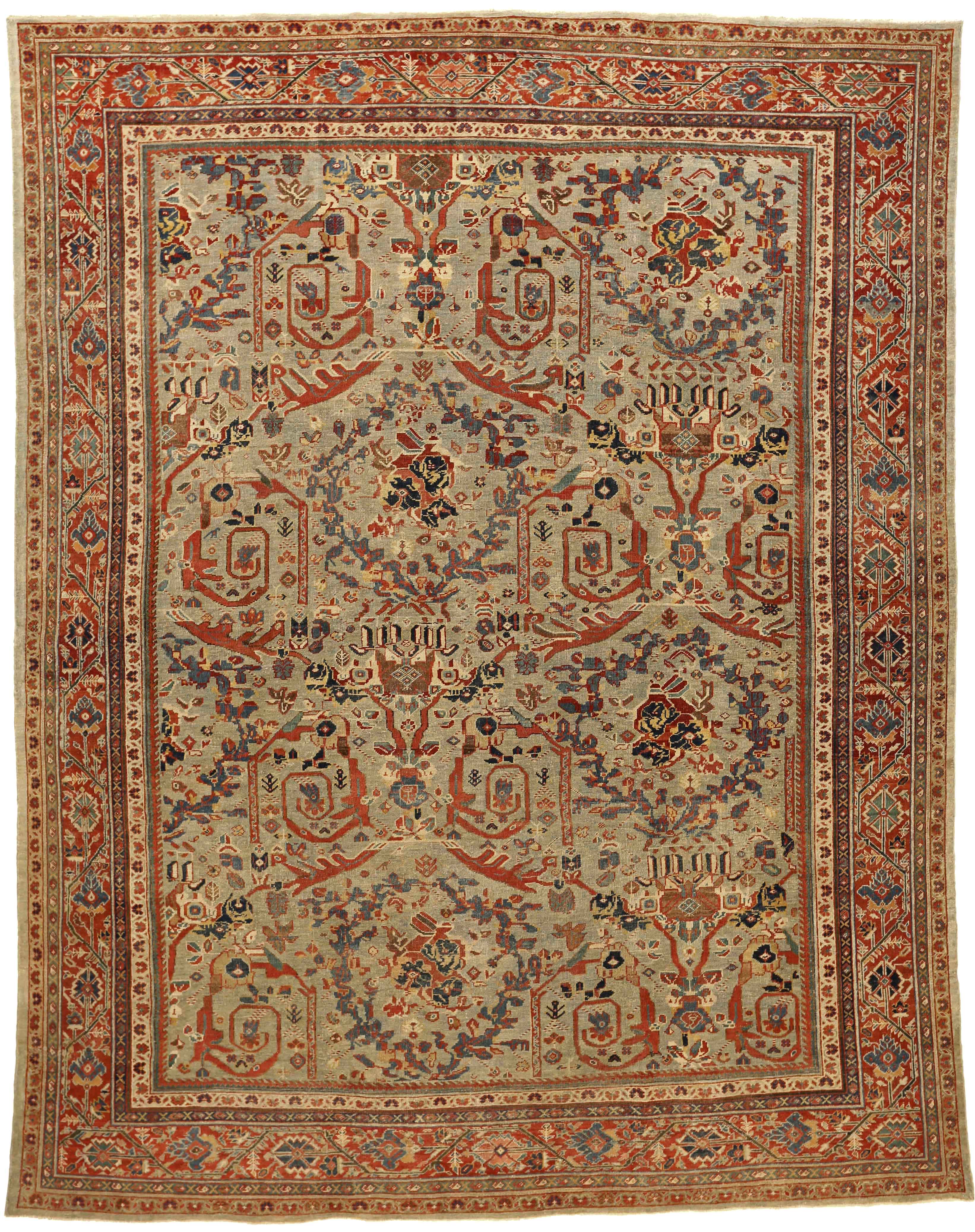 Thumbnail 2 for Antique Persian Sultanabad Traditional Rug 52624