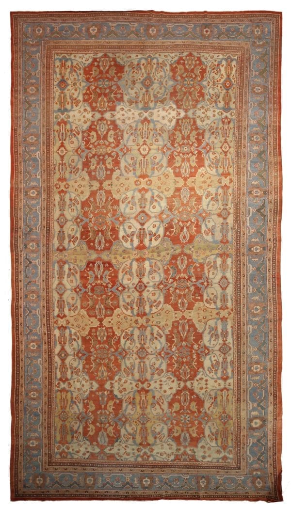 Thumbnail 2 for Antique Persian Sultanabad Traditional Rug 92138