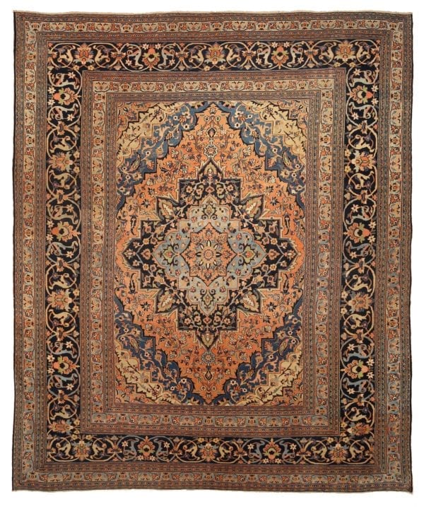 Thumbnail 2 for Antique Persian Traditional Rug 92135