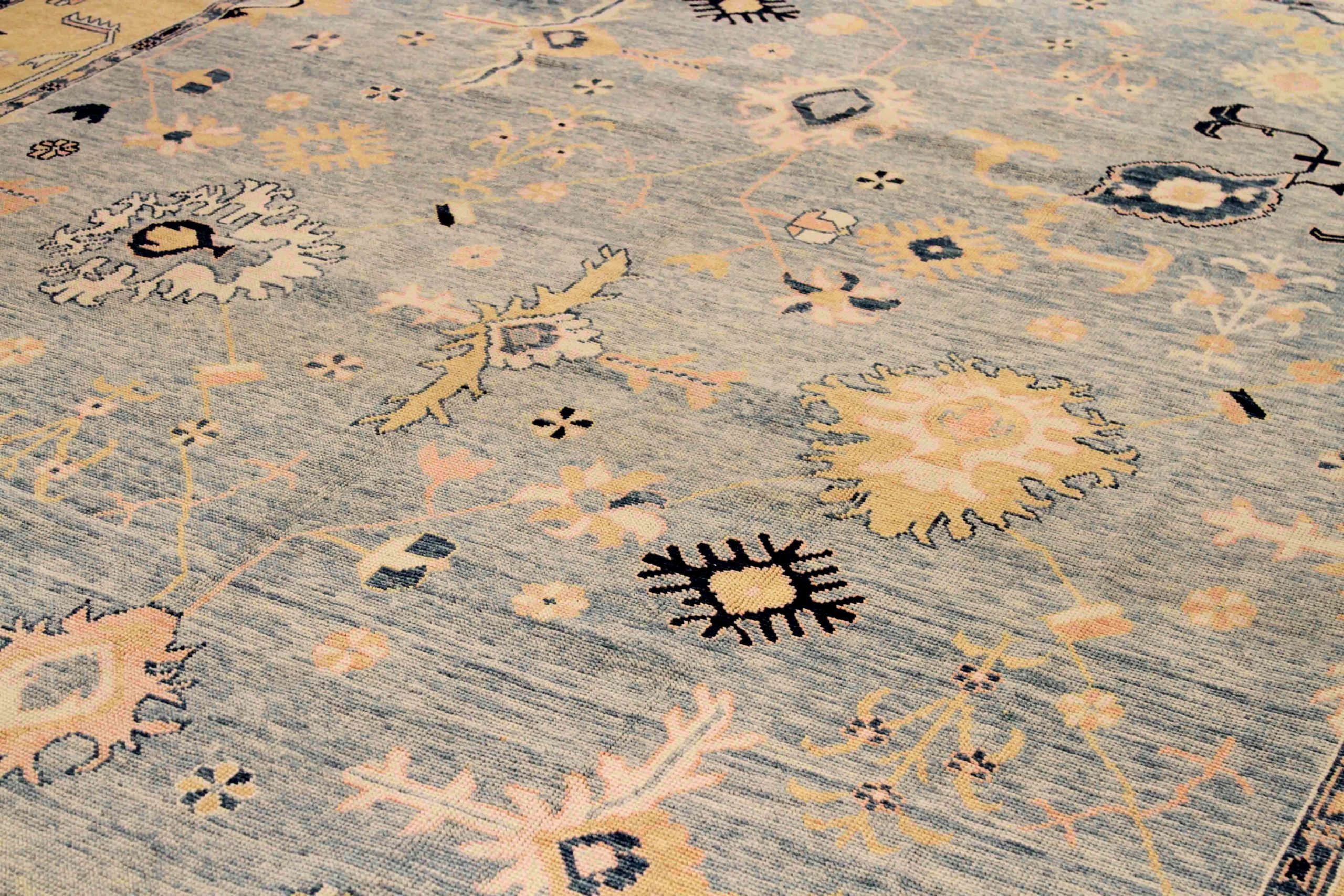 Thumbnail 3 for Turkey Oushak Tribal Rug 88009