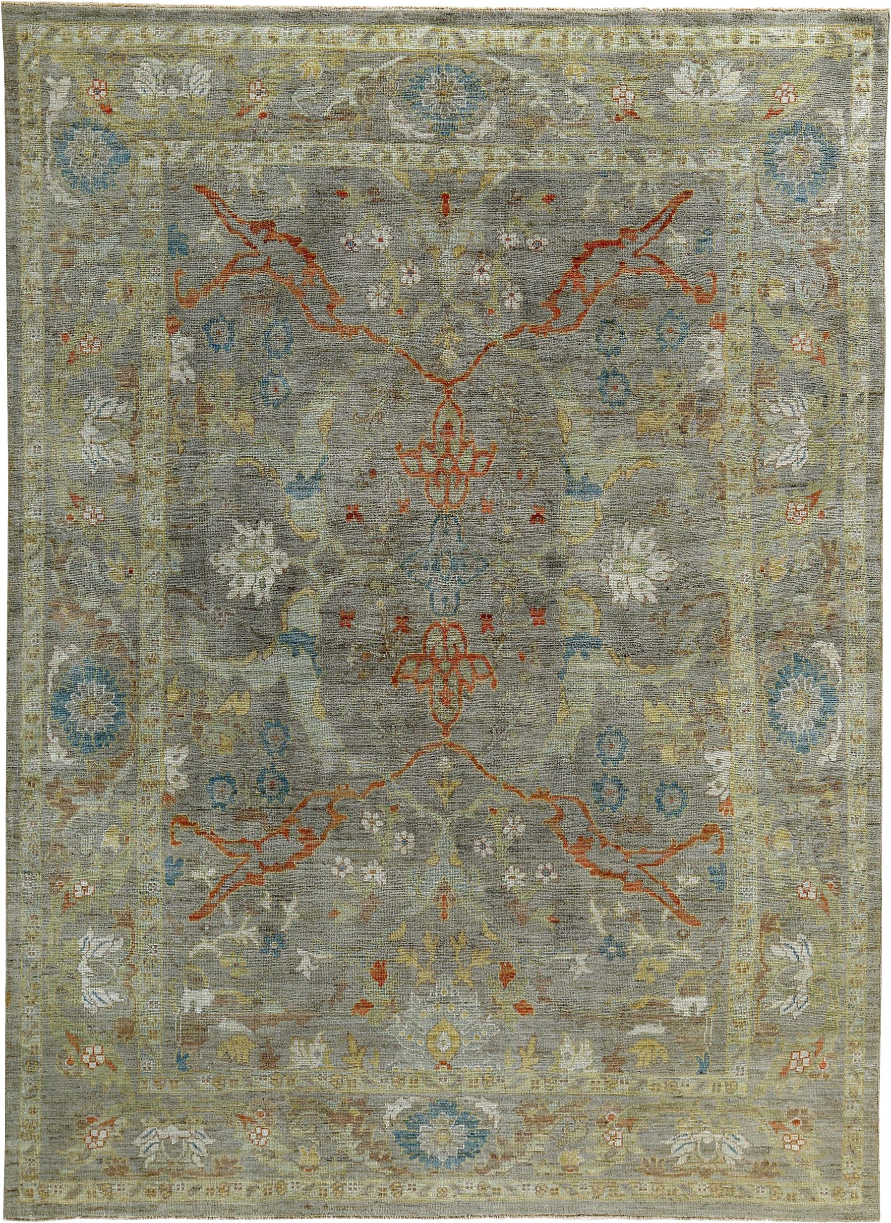 Thumbnail 7 for Persian Sultanabad Traditional Rug 89351