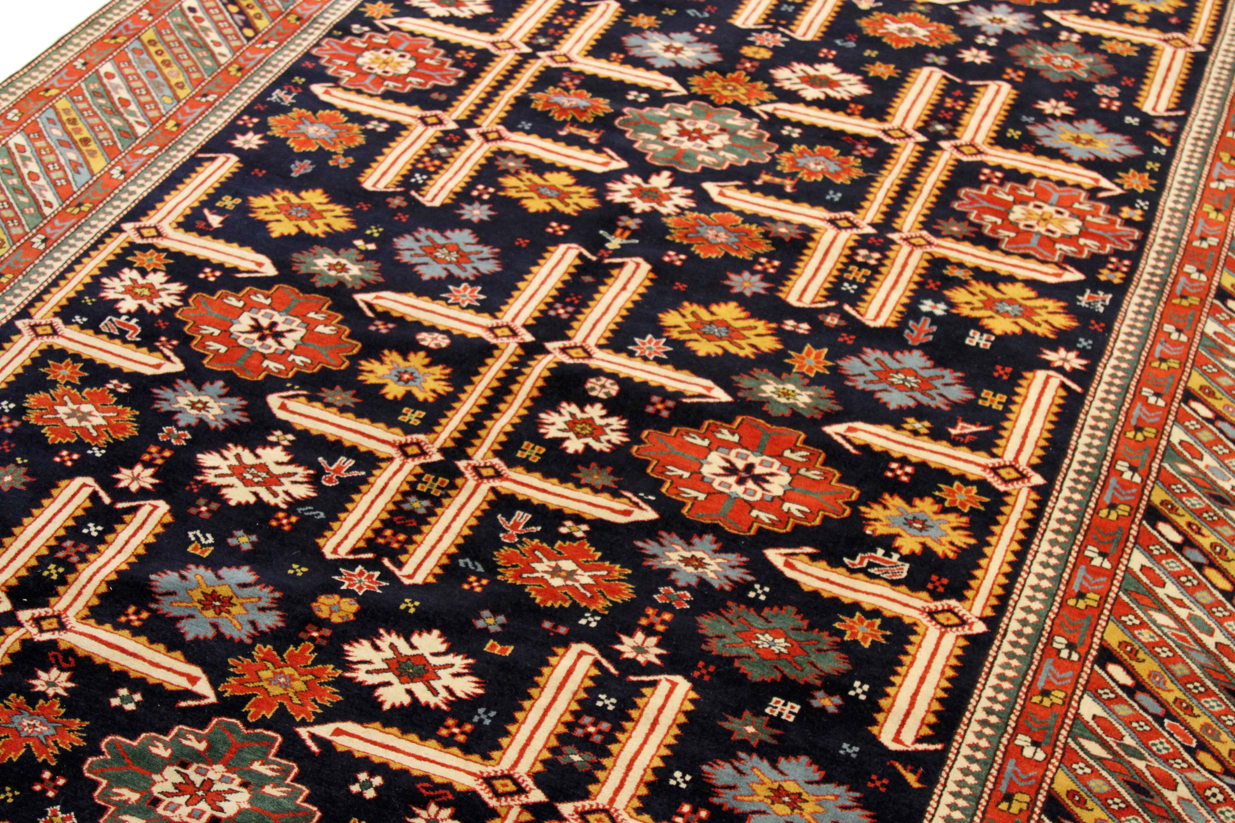 Thumbnail 2 for Antique Russia Traditional Rug 76054