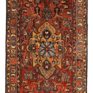 Thumbnail 15 for Antique Persian Hamadan Traditional Rug 76056