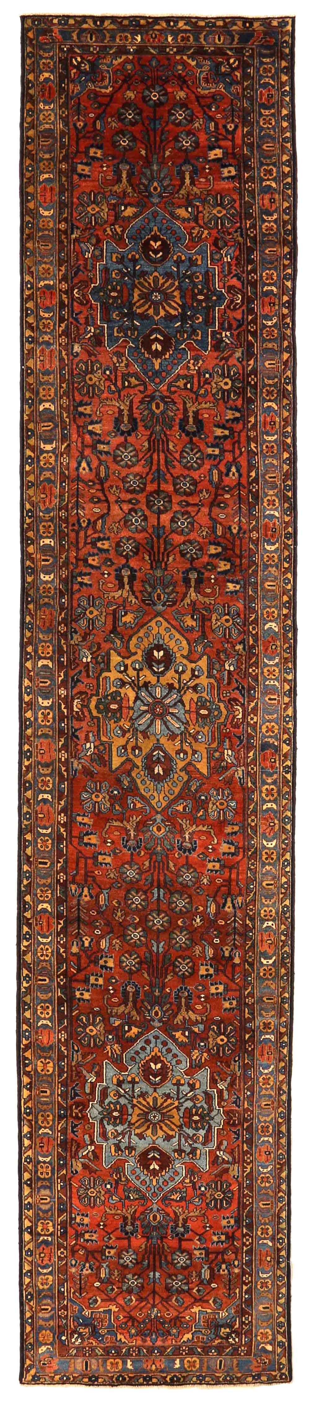 Thumbnail 8 for Antique Persian Hamadan Traditional Rug 76056