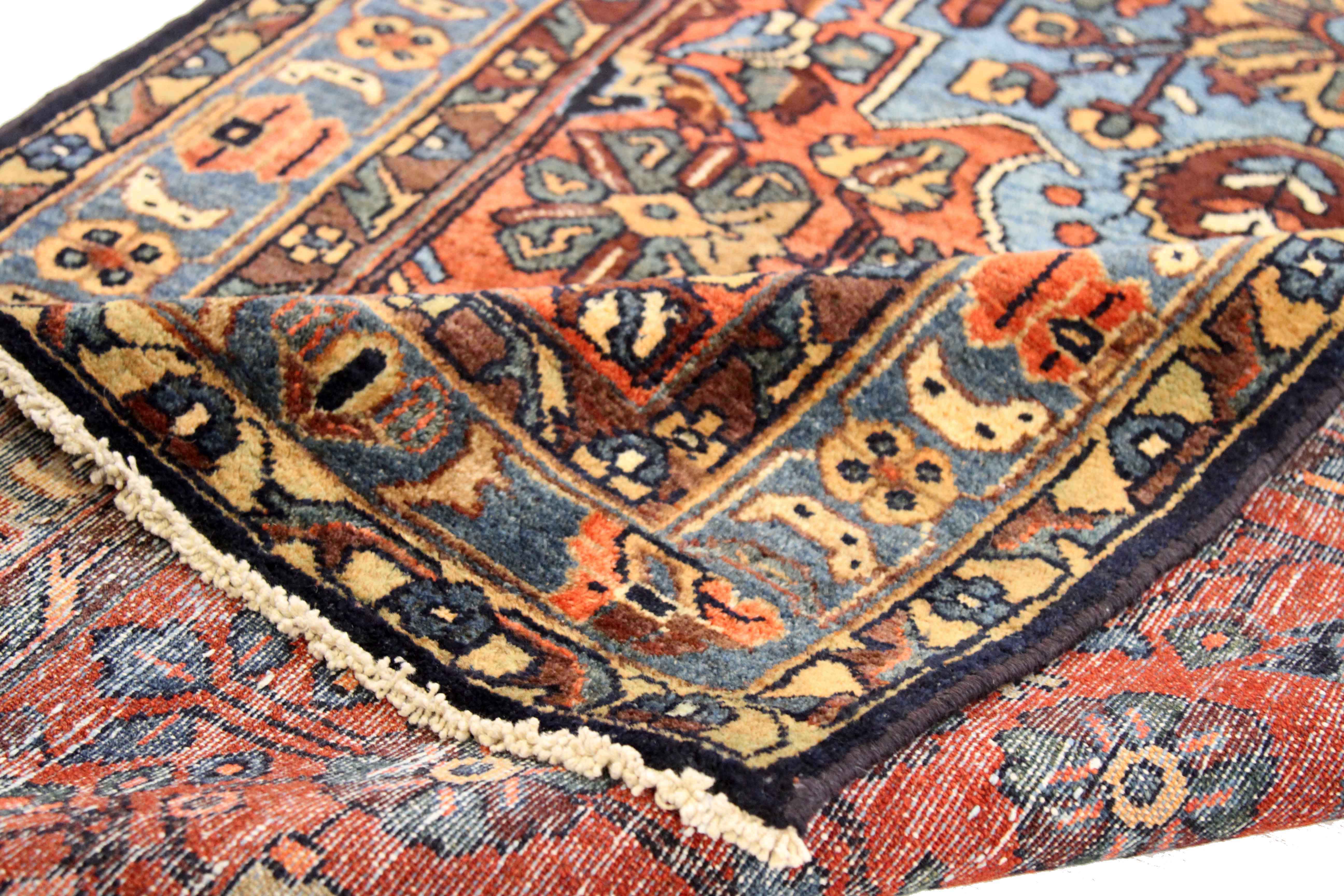 Thumbnail 2 for Antique Persian Hamadan Traditional Rug 76056