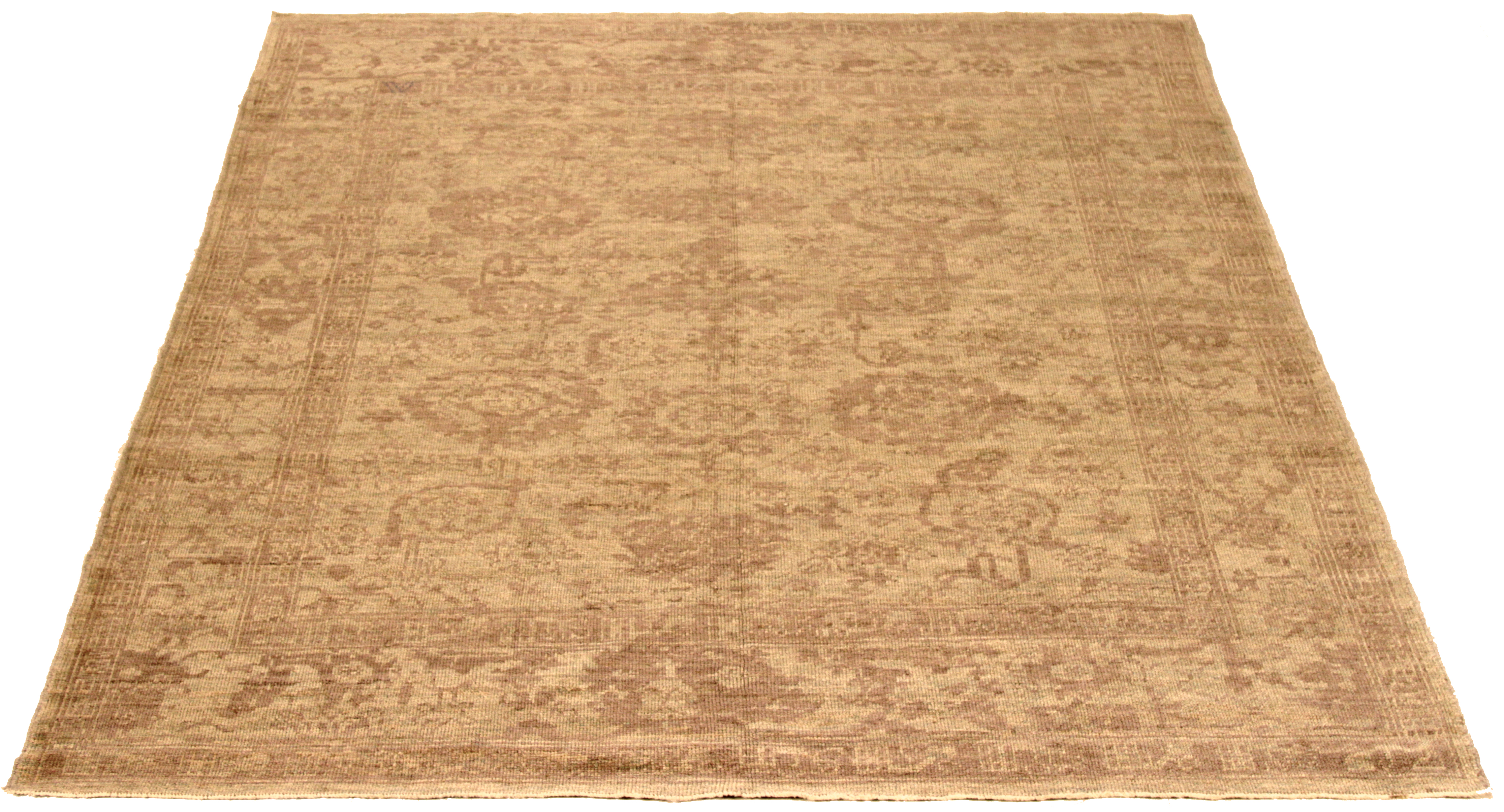 Thumbnail 4 for Persian Oushak Transitional Rug 88078