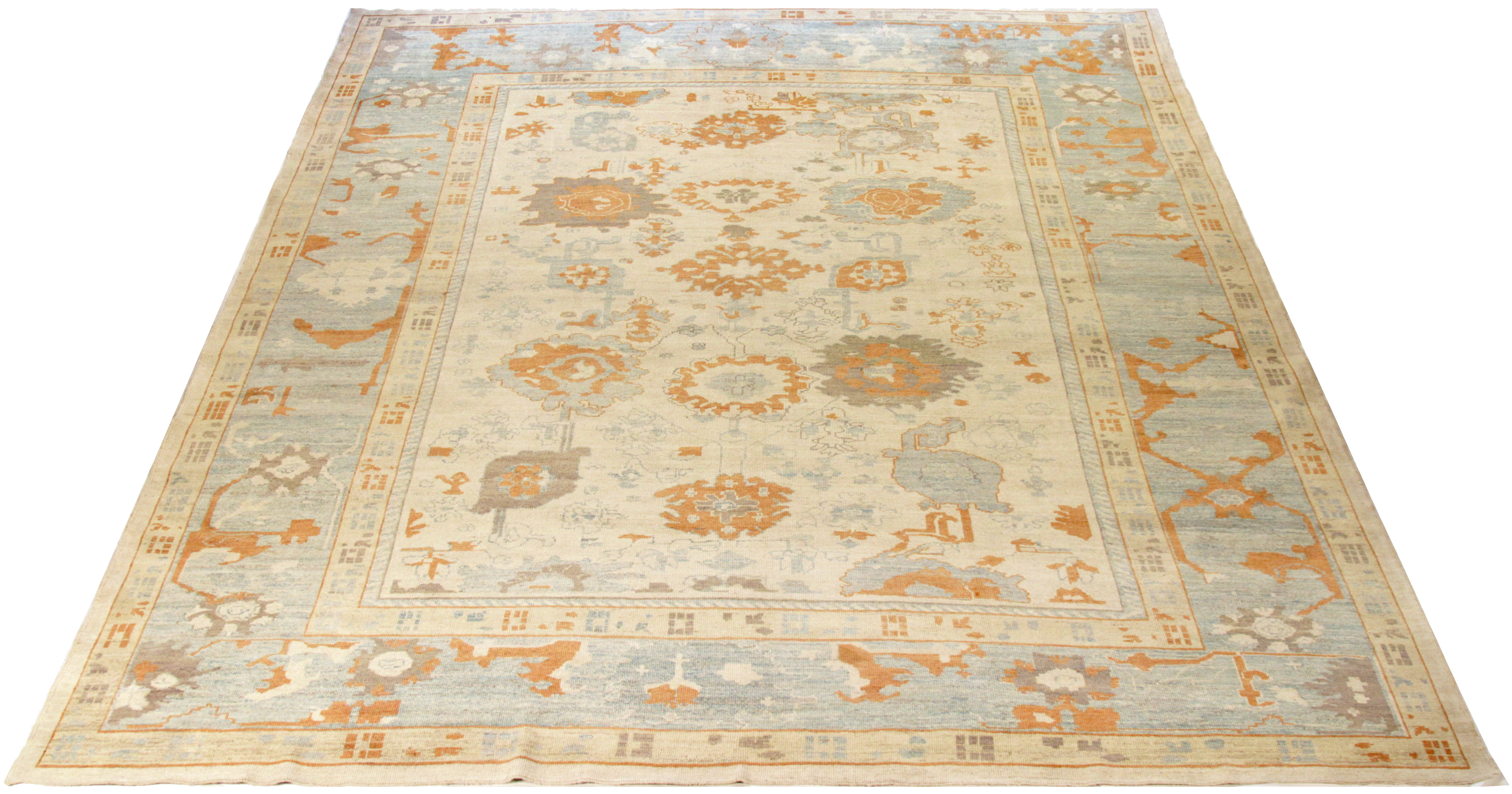 Thumbnail 5 for Persian Oushak Transitional Rug 88058