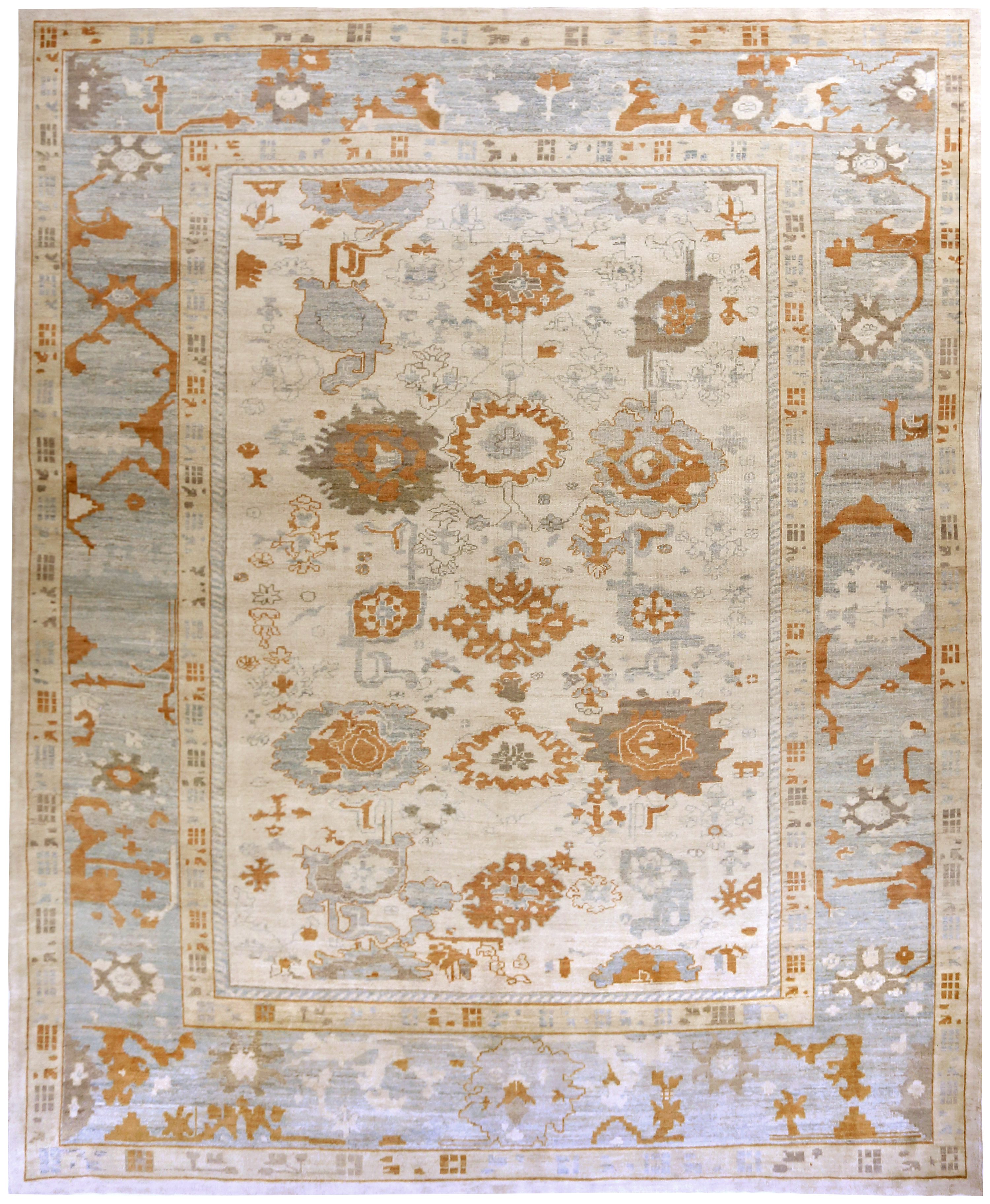 Thumbnail 9 for Persian Oushak Transitional Rug 88058