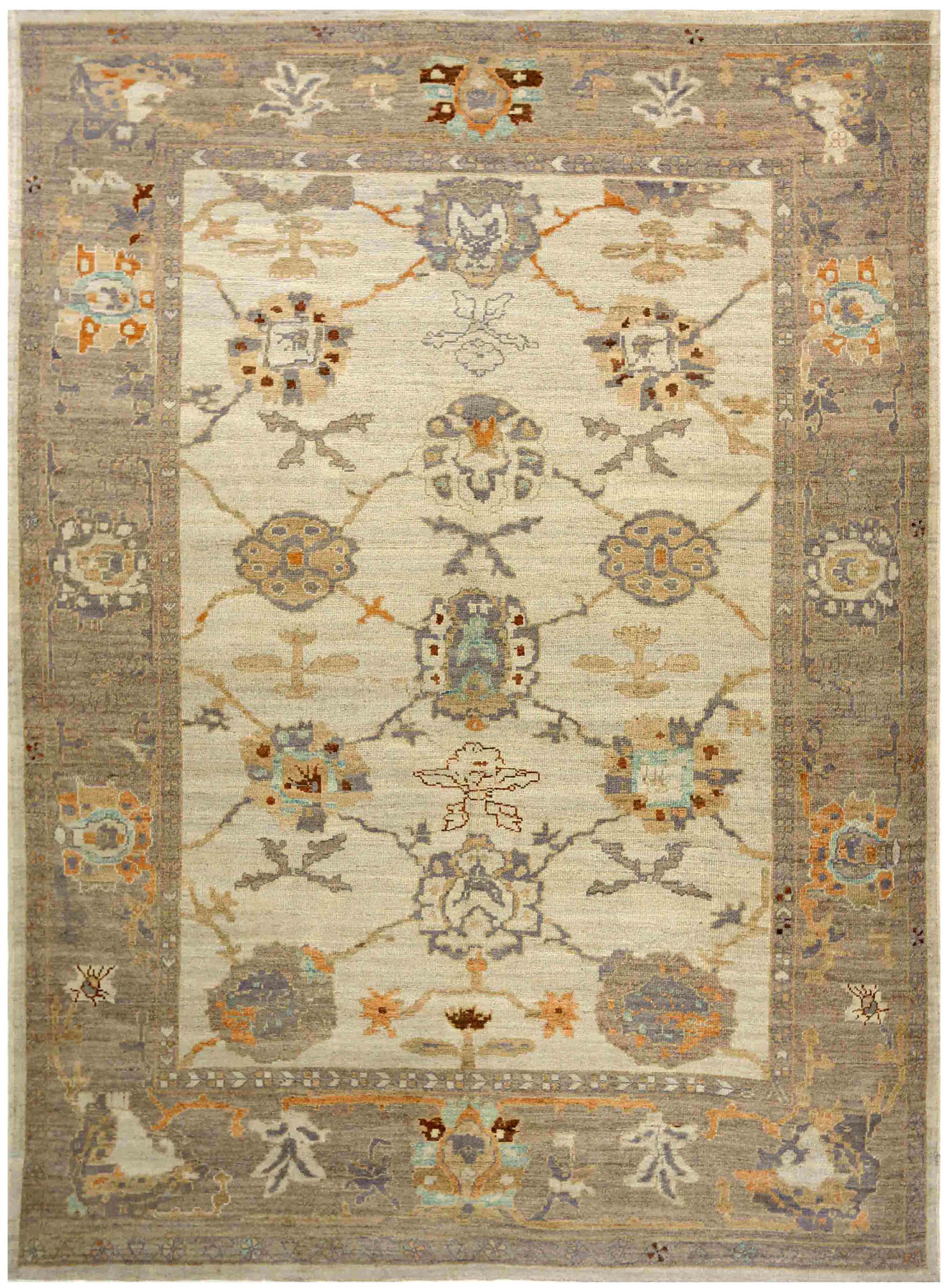 Thumbnail 3 for Persian Oushak Traditional Rug 88092