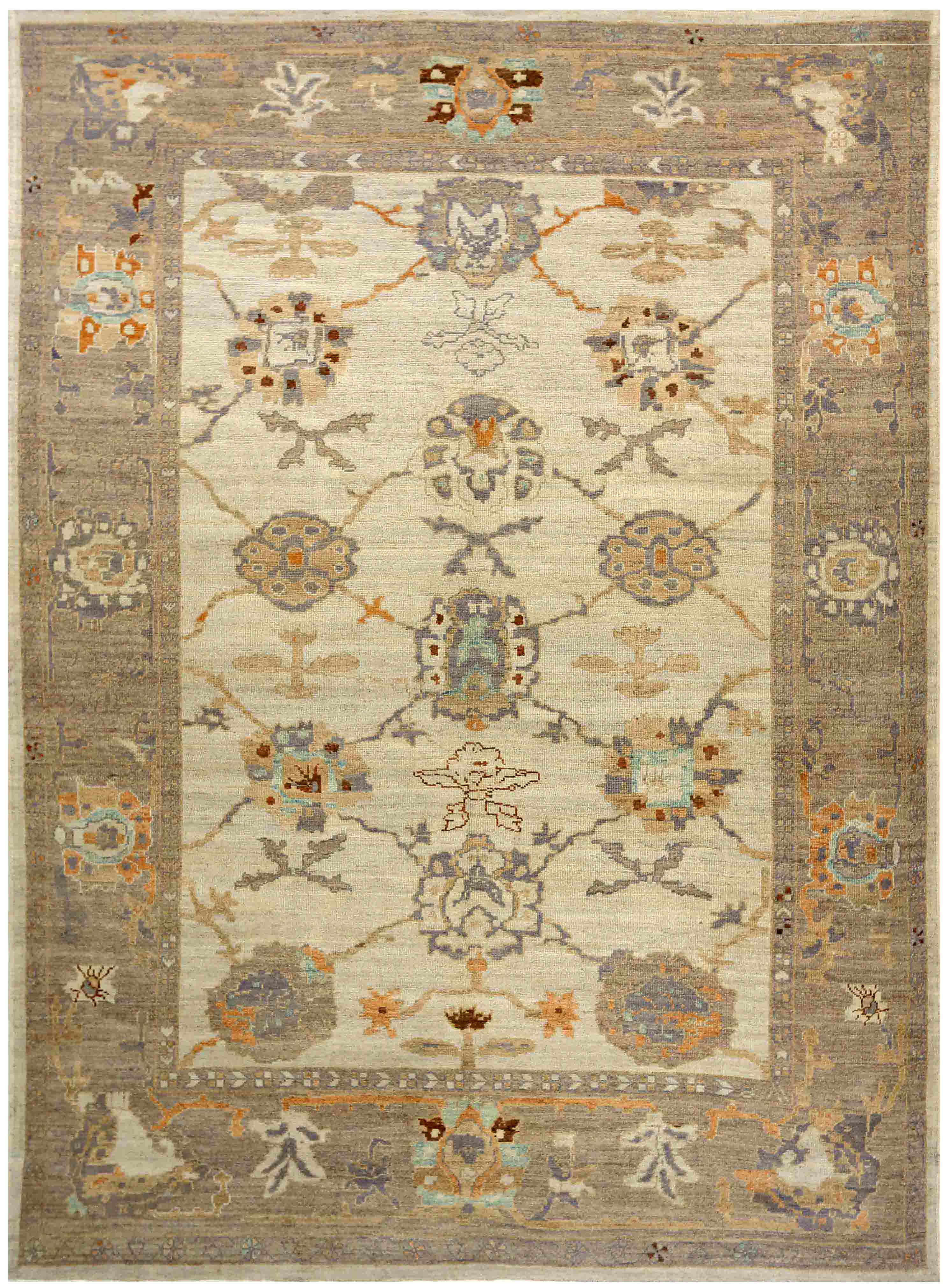 Thumbnail 10 for Persian Oushak Traditional Rug 88092