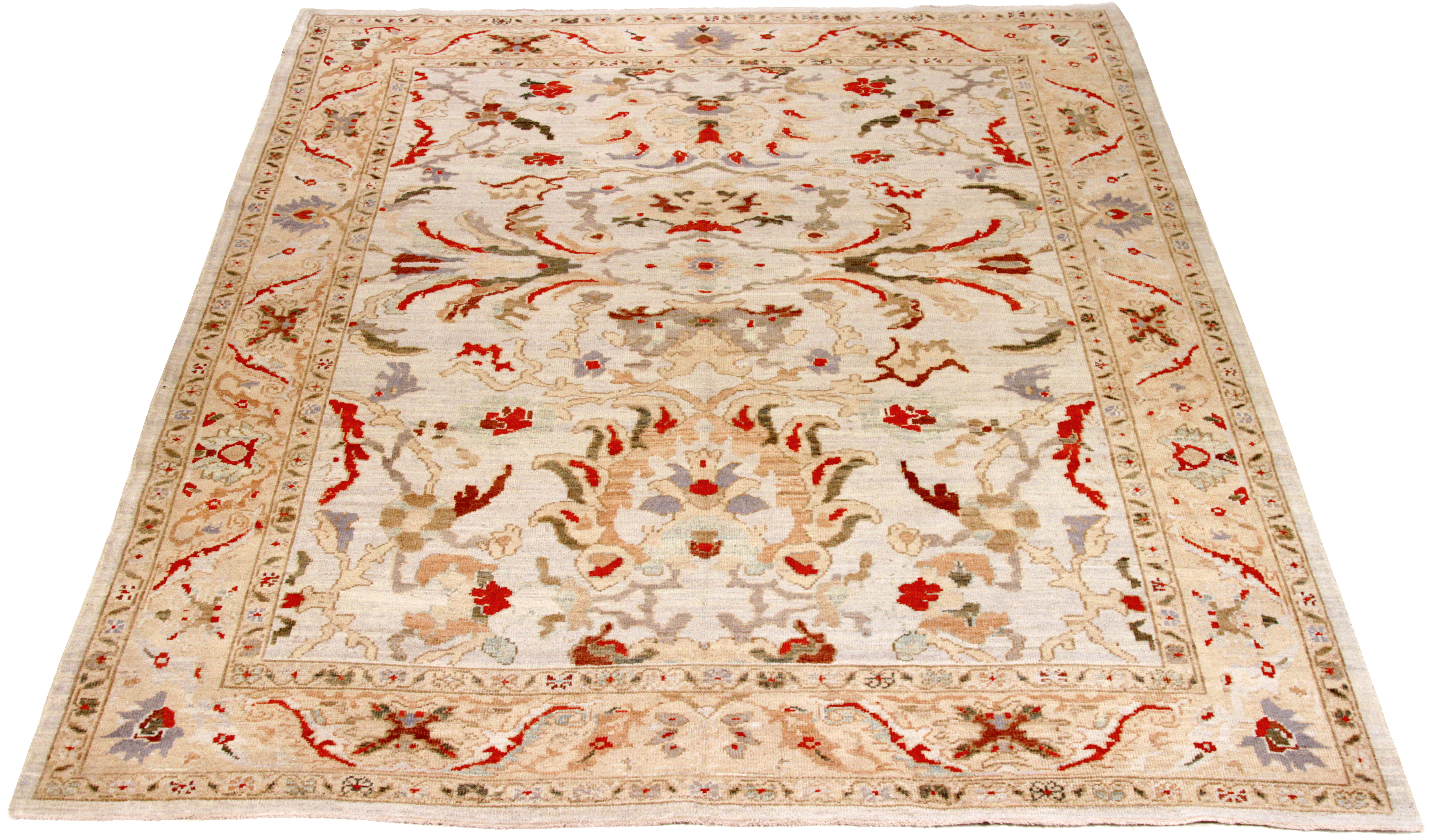 Thumbnail 3 for Persian Oushak Traditional Rug 88081