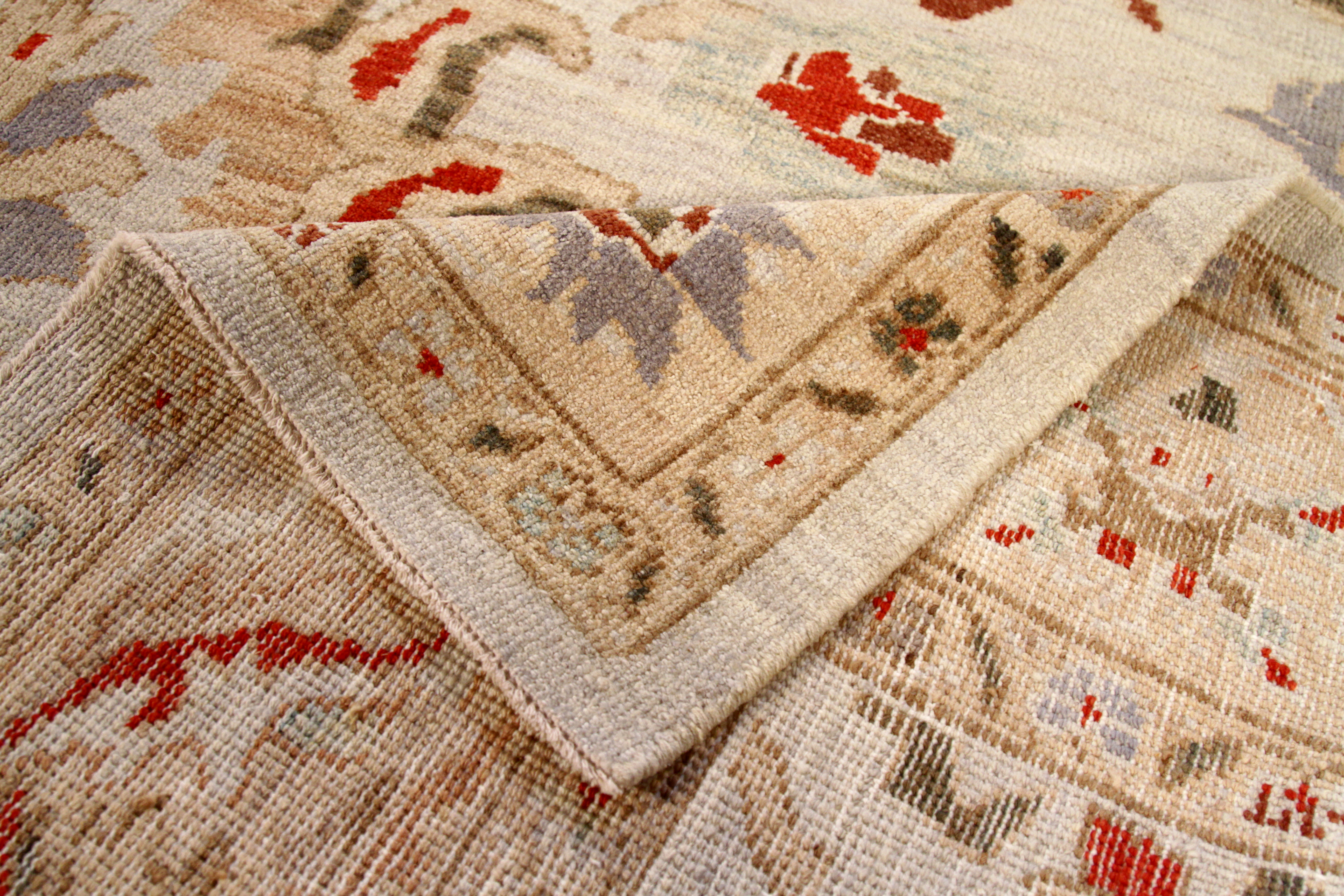 Thumbnail 2 for Persian Oushak Traditional Rug 88081