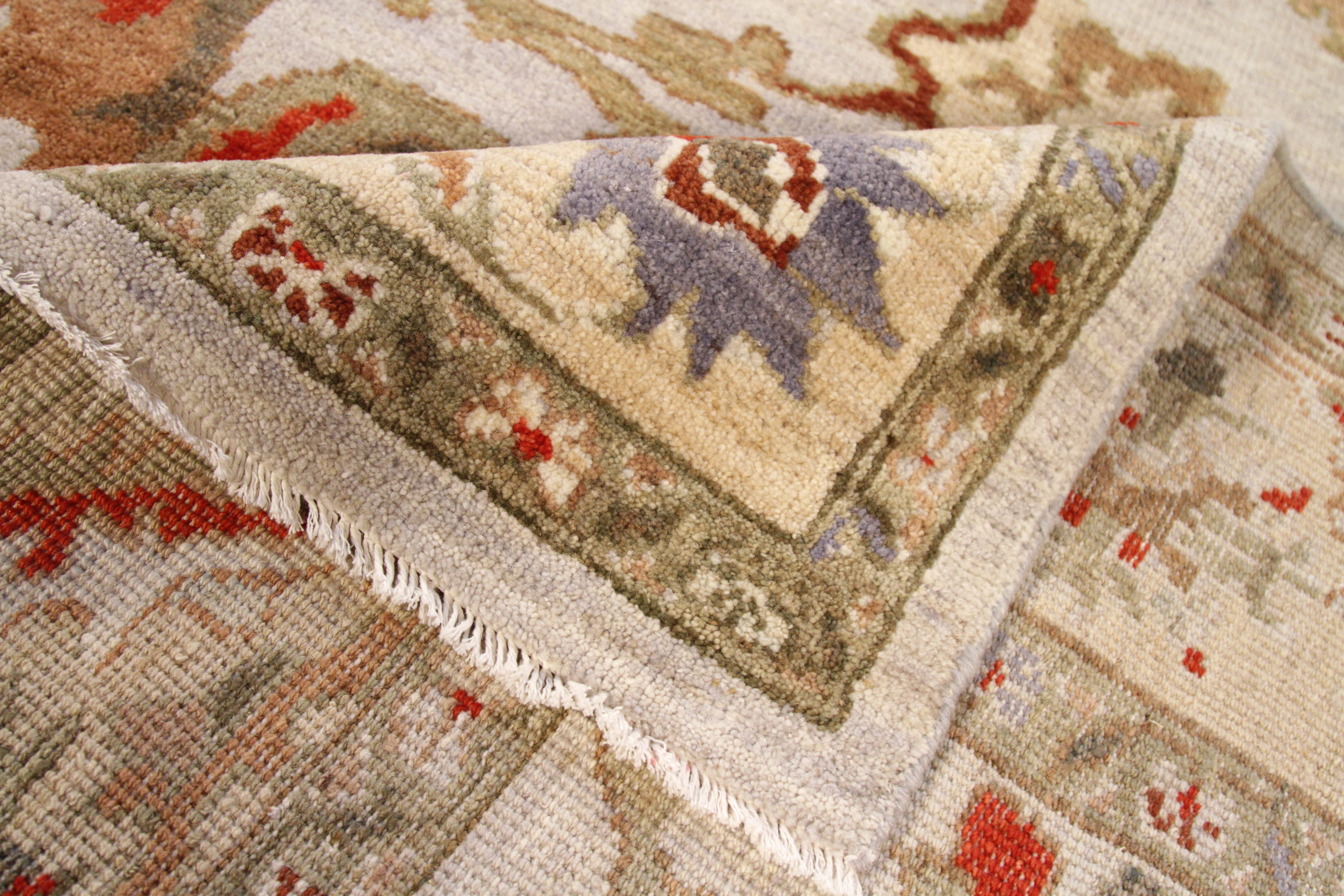 Thumbnail 2 for Persian Oushak Traditional Rug 88083