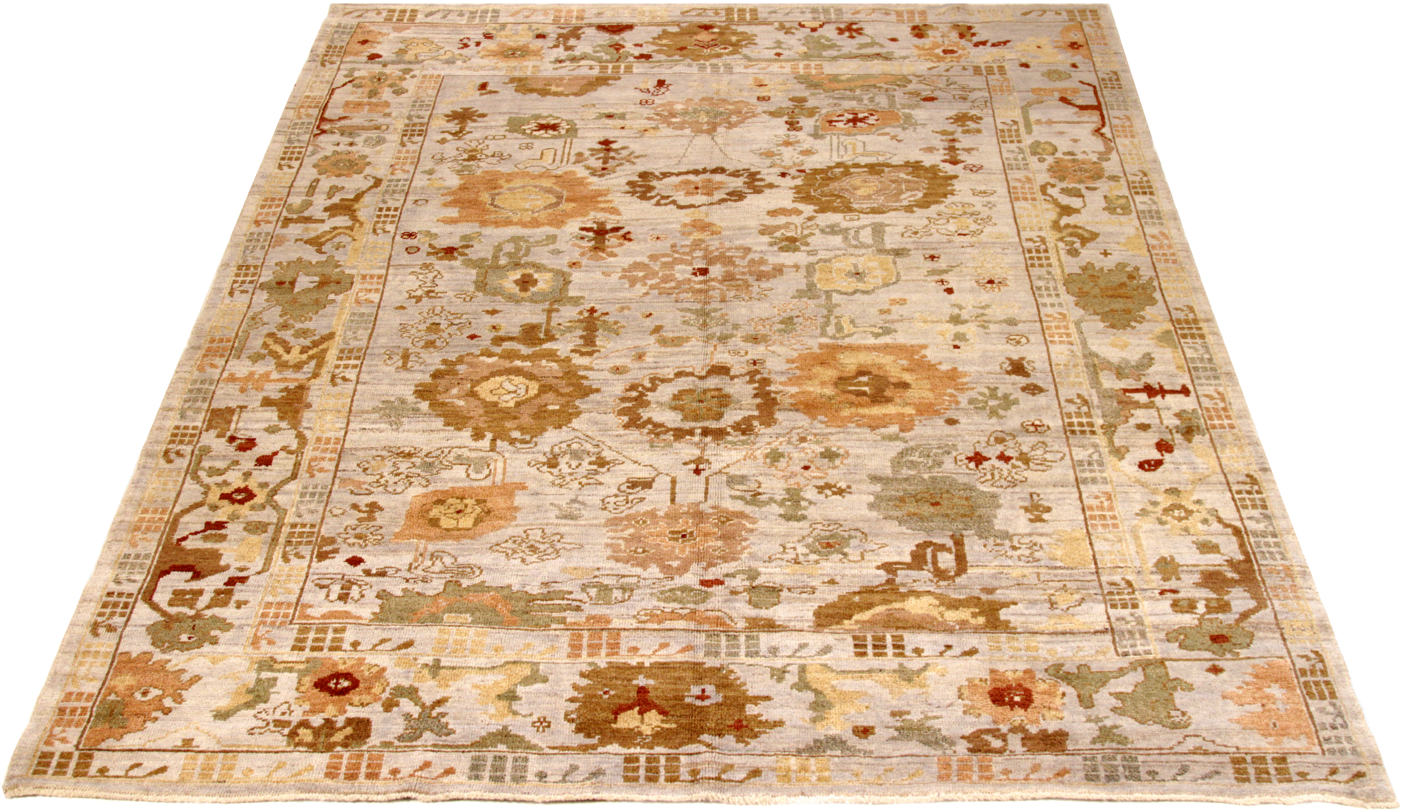 Thumbnail 4 for Persian Oushak Transitional Rug 88076