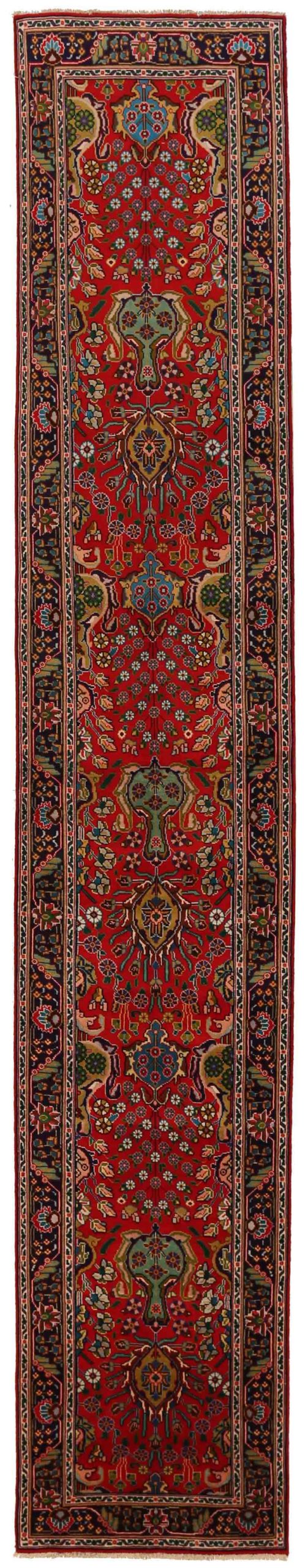Thumbnail 9 for Antique Persian Tabriz Traditional Rug 70188