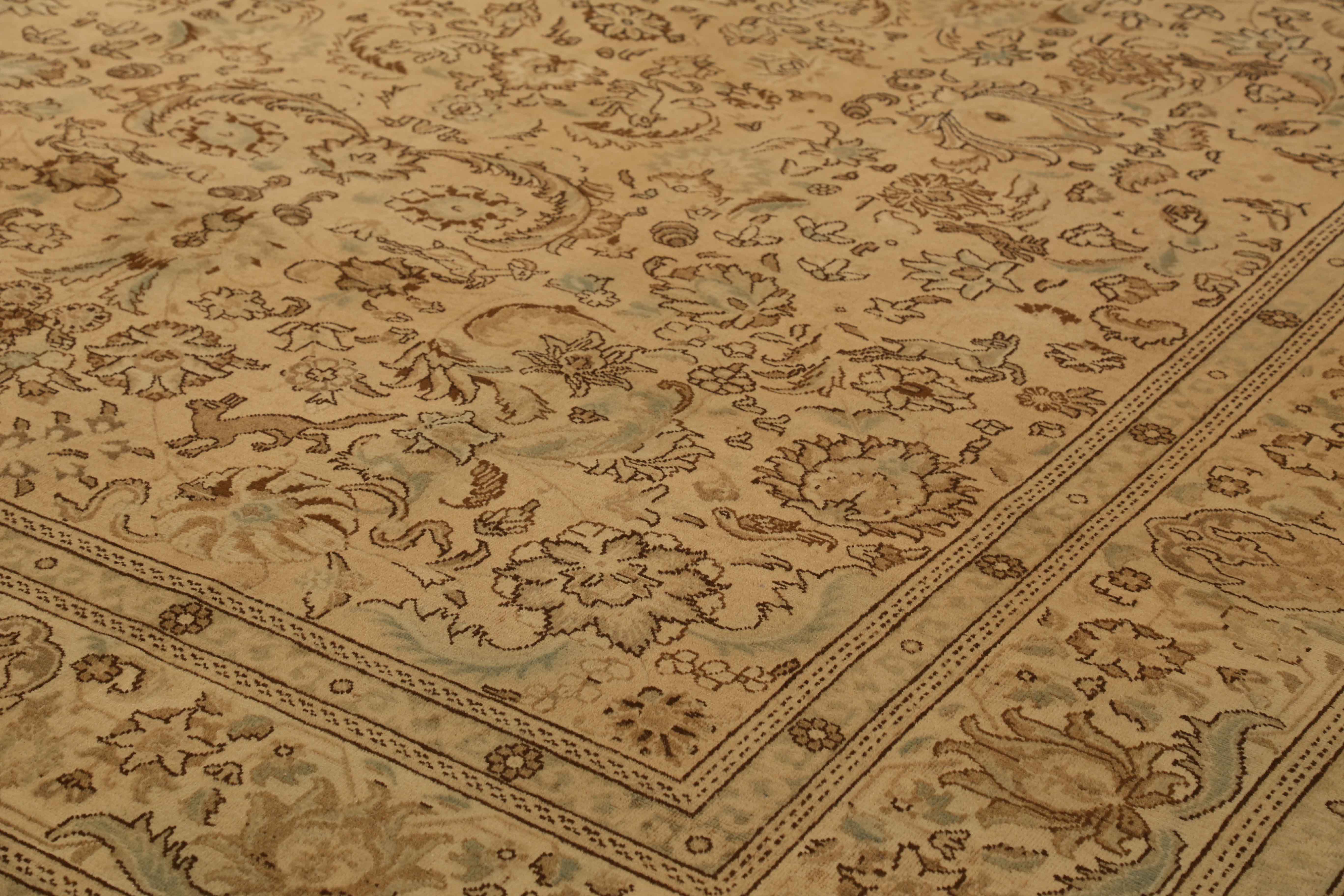 Thumbnail 6 for Antique Persian Tabriz Transitional Rug 53293