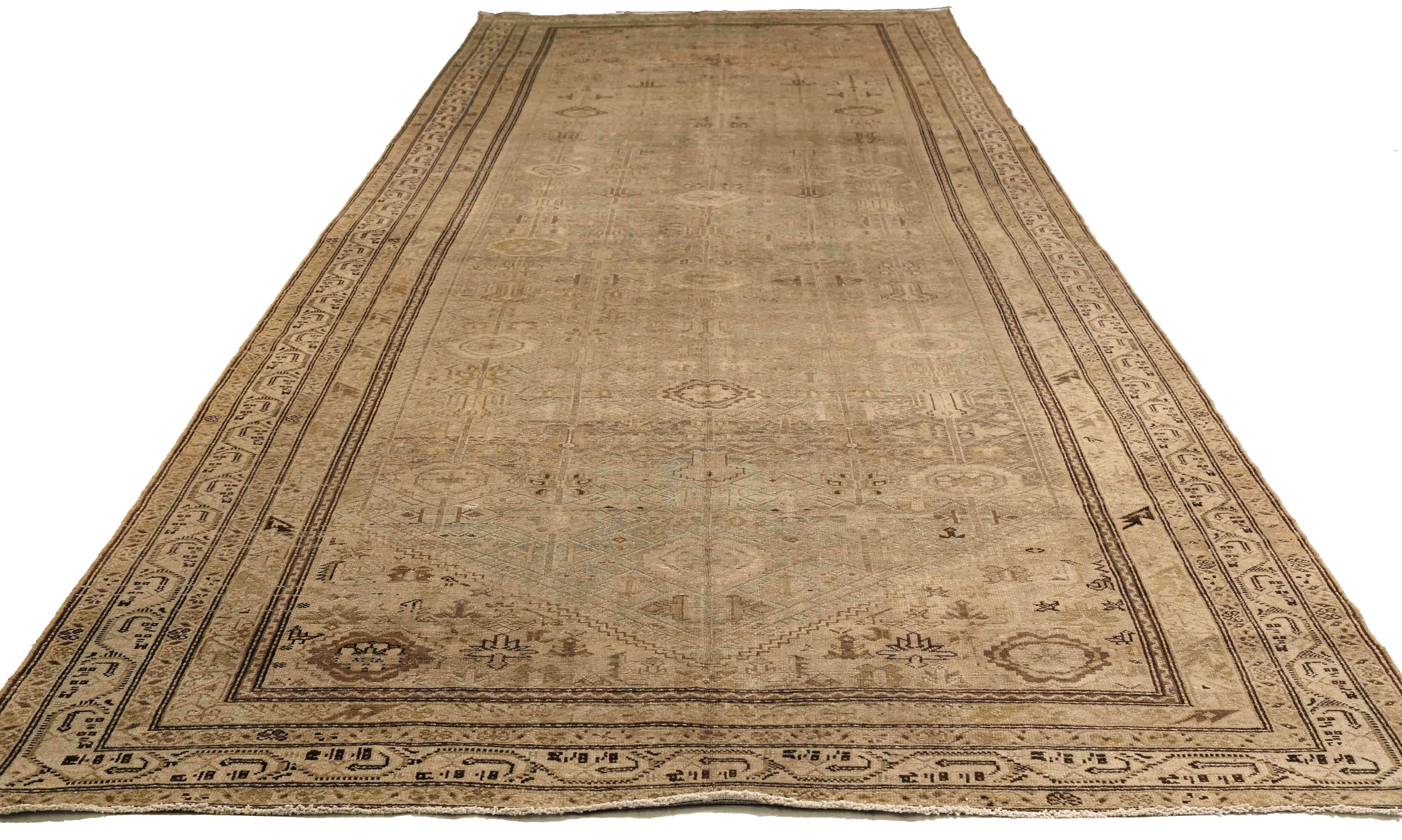 Thumbnail 4 for Antique Persian Malayer Transitional Rug 53300