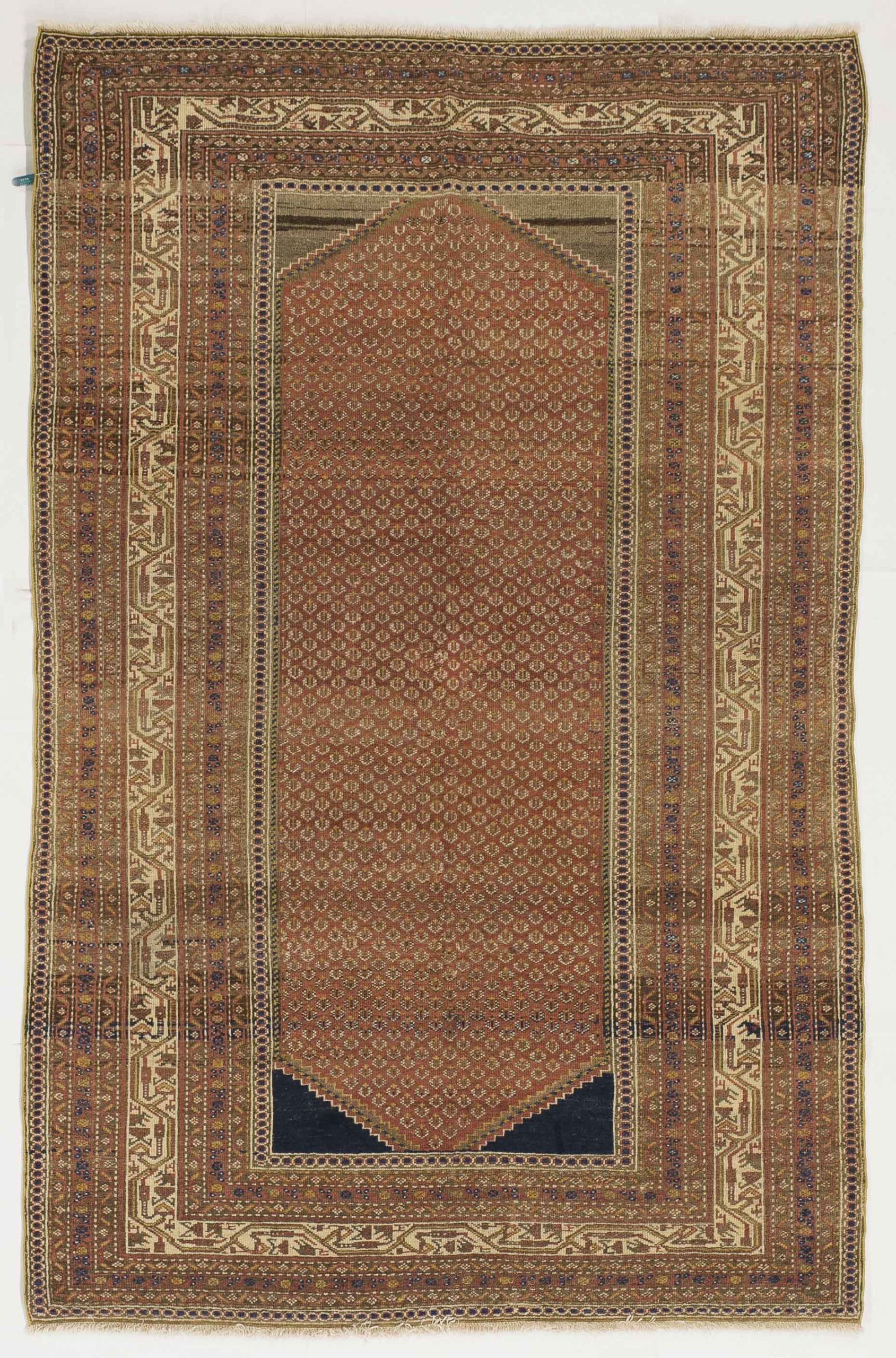 Thumbnail 3 for Antique Persian Malayer Traditional Rug 10319