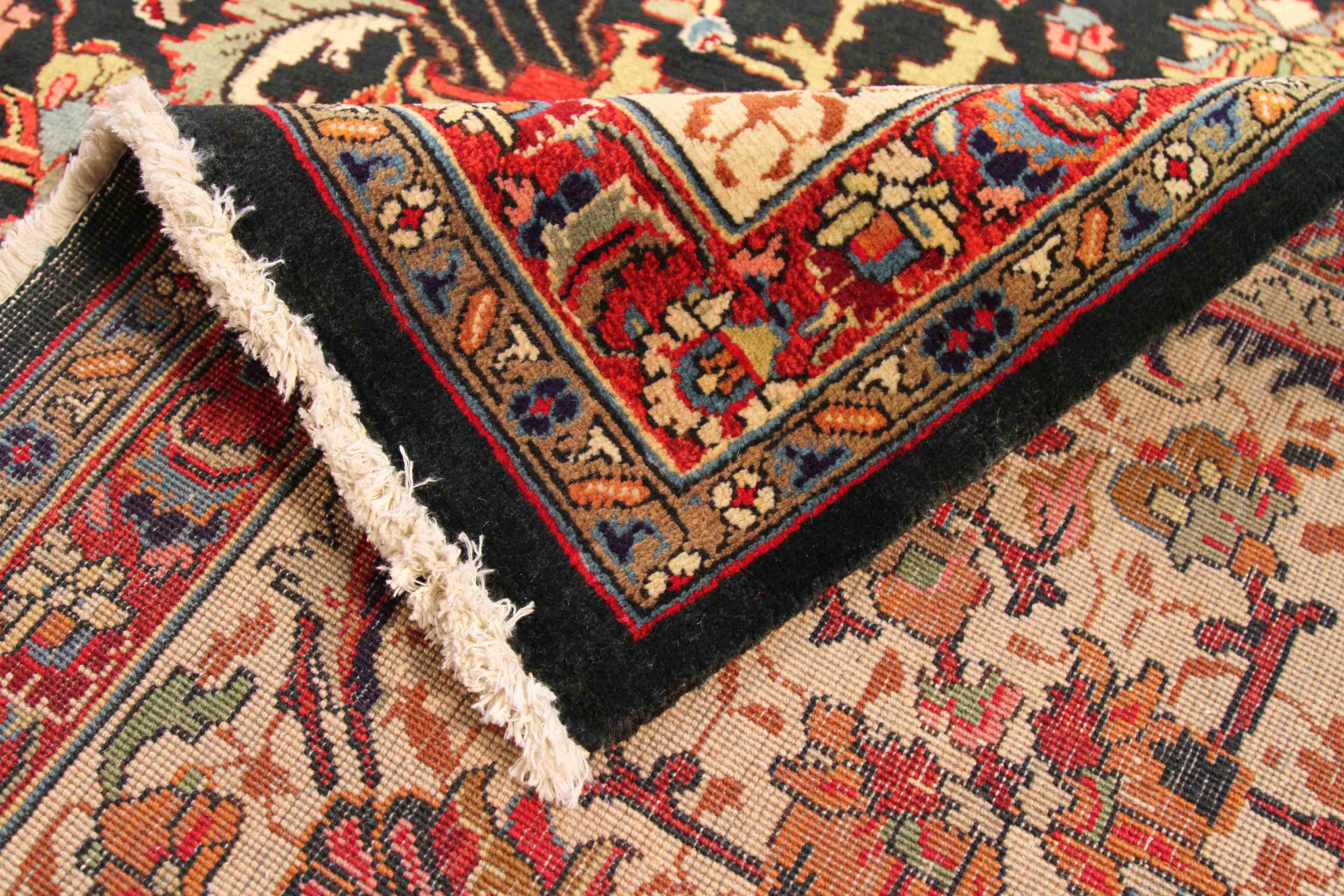 Thumbnail 4 for Antique Persian Tabriz Traditional Rug 70181