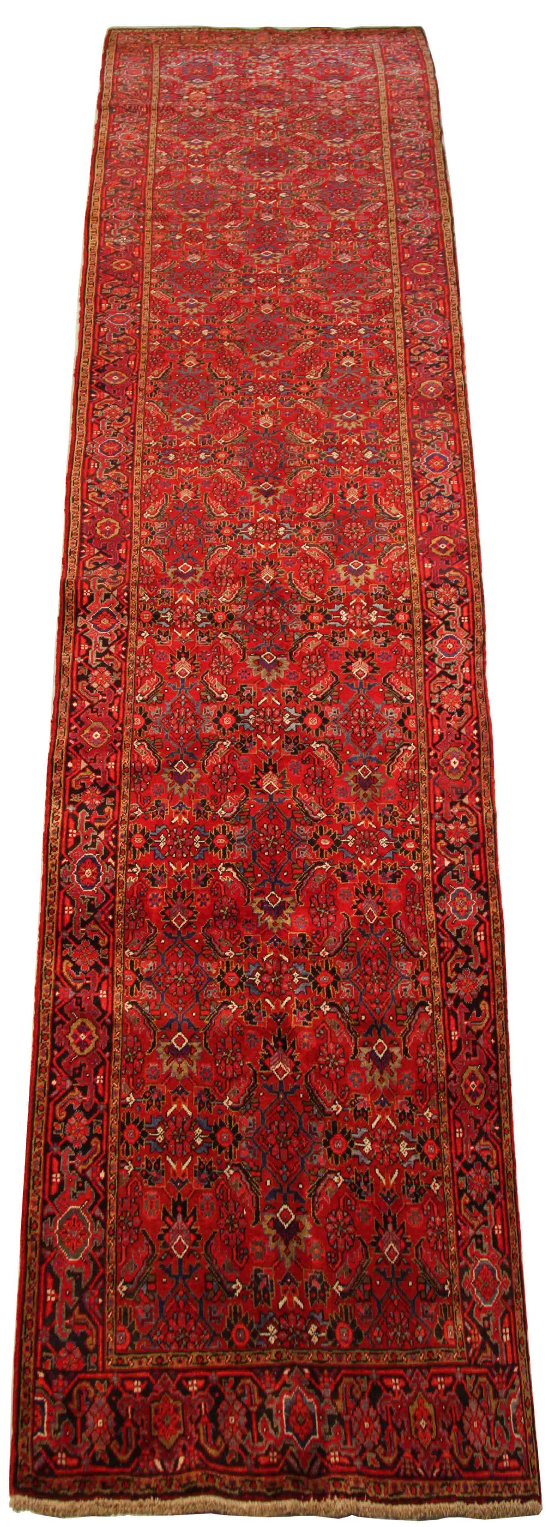 Thumbnail 7 for Antique Persian Heriz Traditional Rug 70204