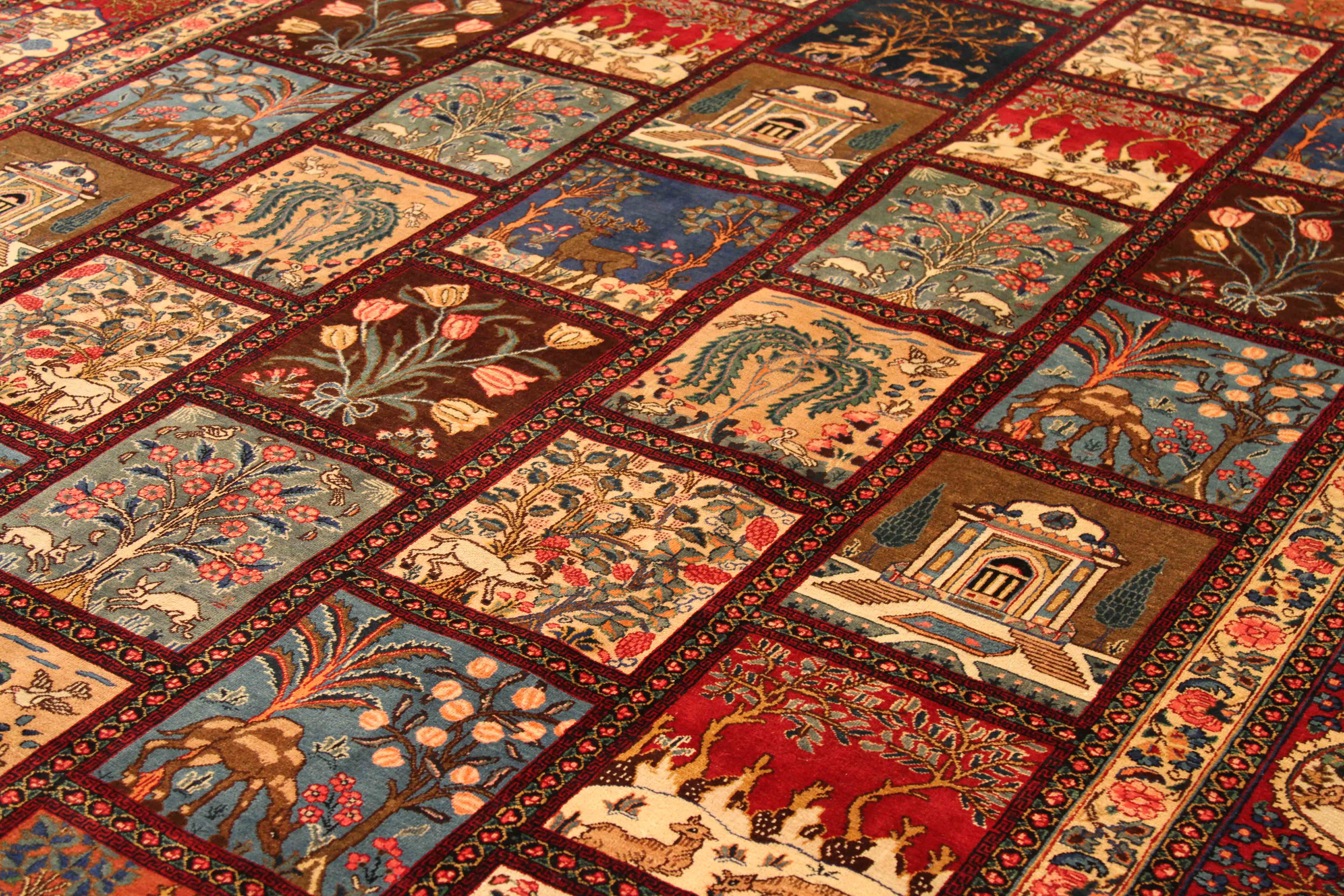 Thumbnail 2 for Antique Persian Mashad Traditional Rug 70207