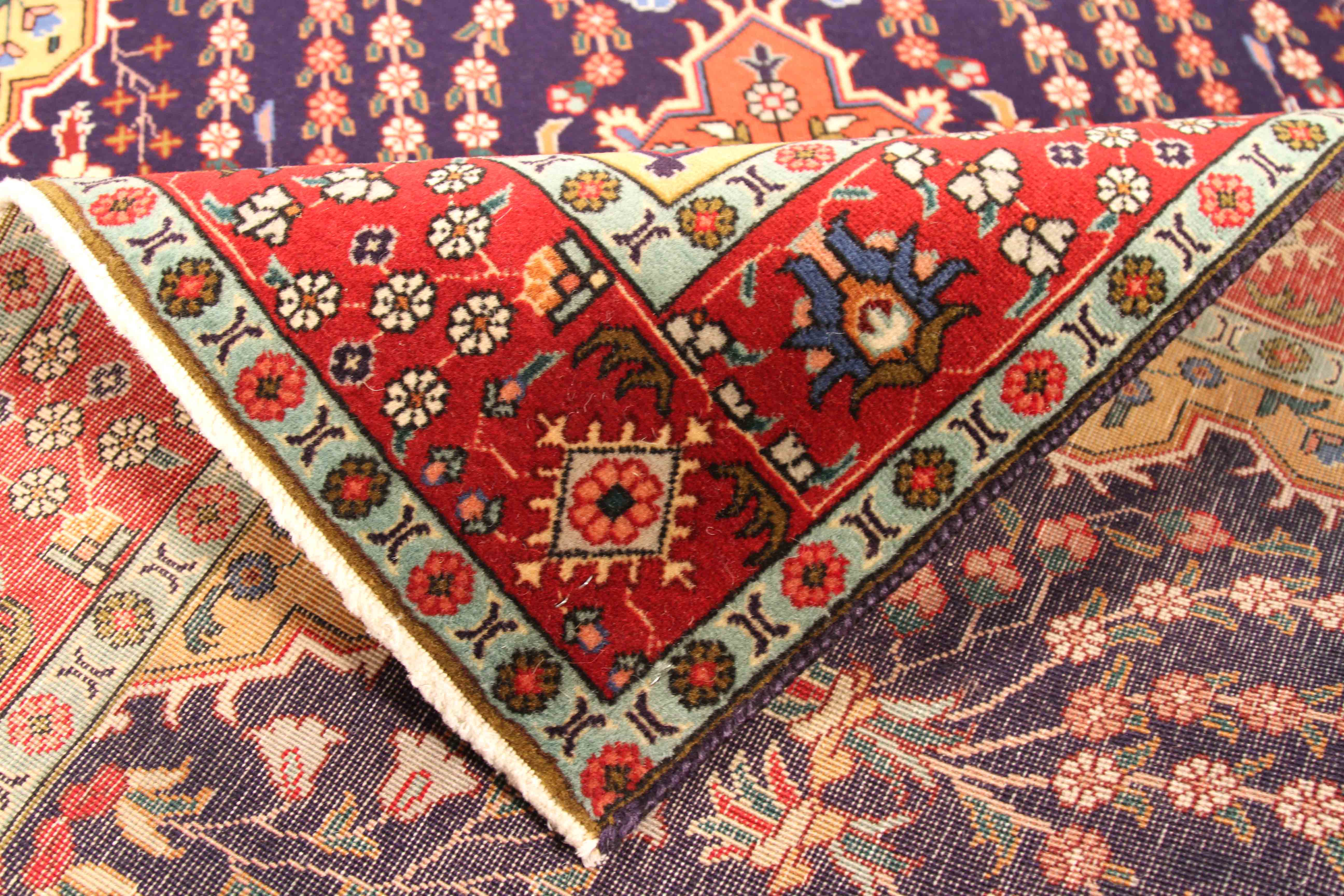 Thumbnail 2 for Antique Persian Tabriz Traditional Rug 70276