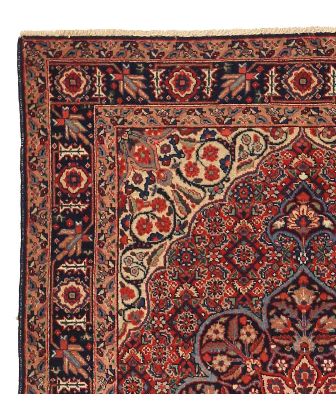 Thumbnail 3 for Vintage Persian Tabriz Traditional Rug 10329