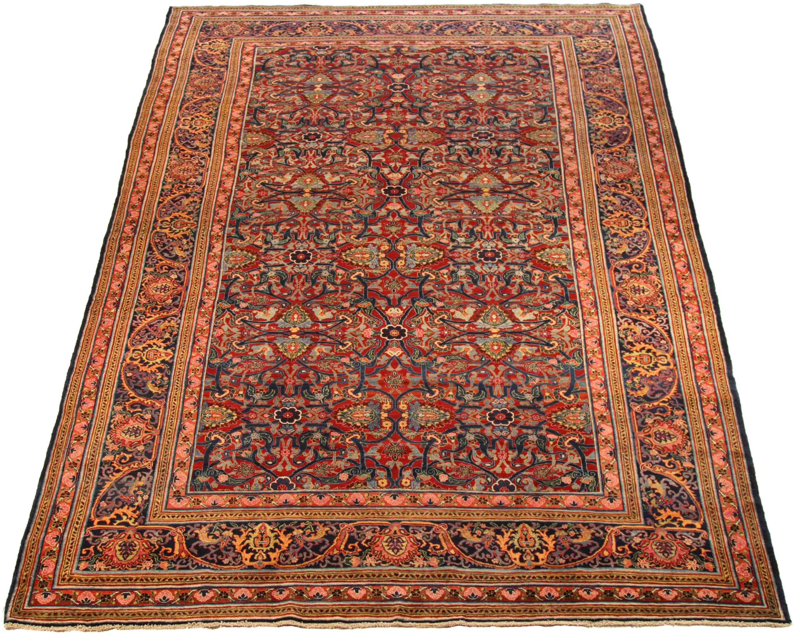 Thumbnail 2 for Antique Persian Kermanshah Traditional Rug 70268