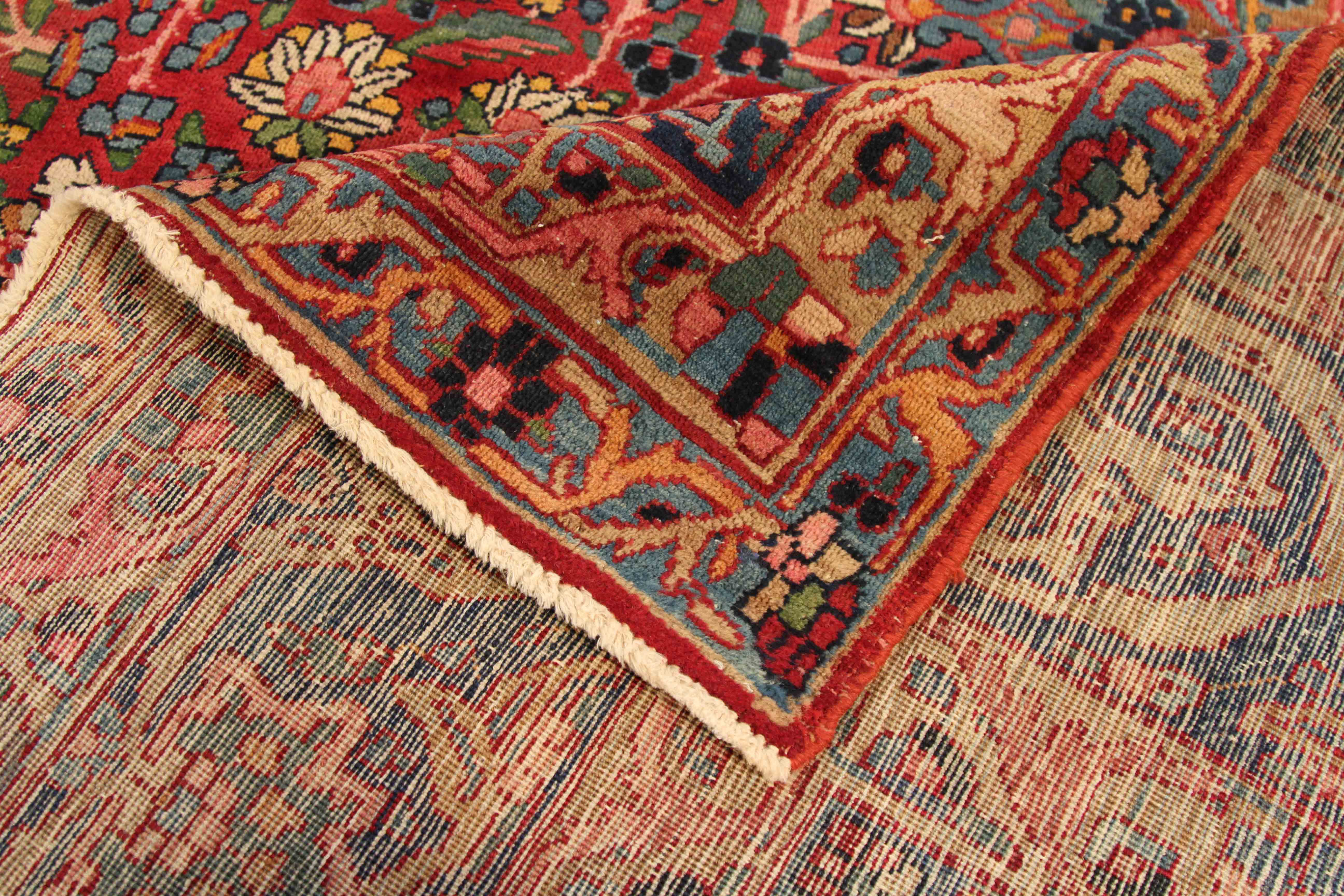 Thumbnail 3 for Antique Persian Yazd Traditional Rug 70269