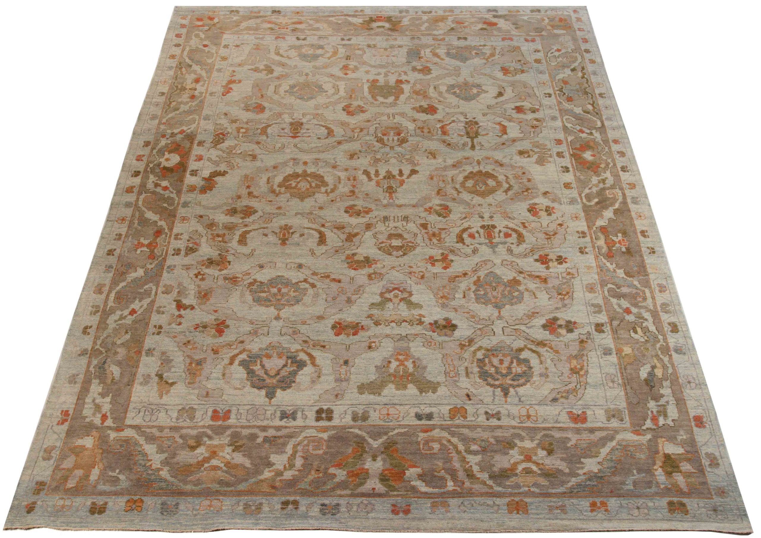 Thumbnail 4 for Persian Oushak Transitional Rug 70226