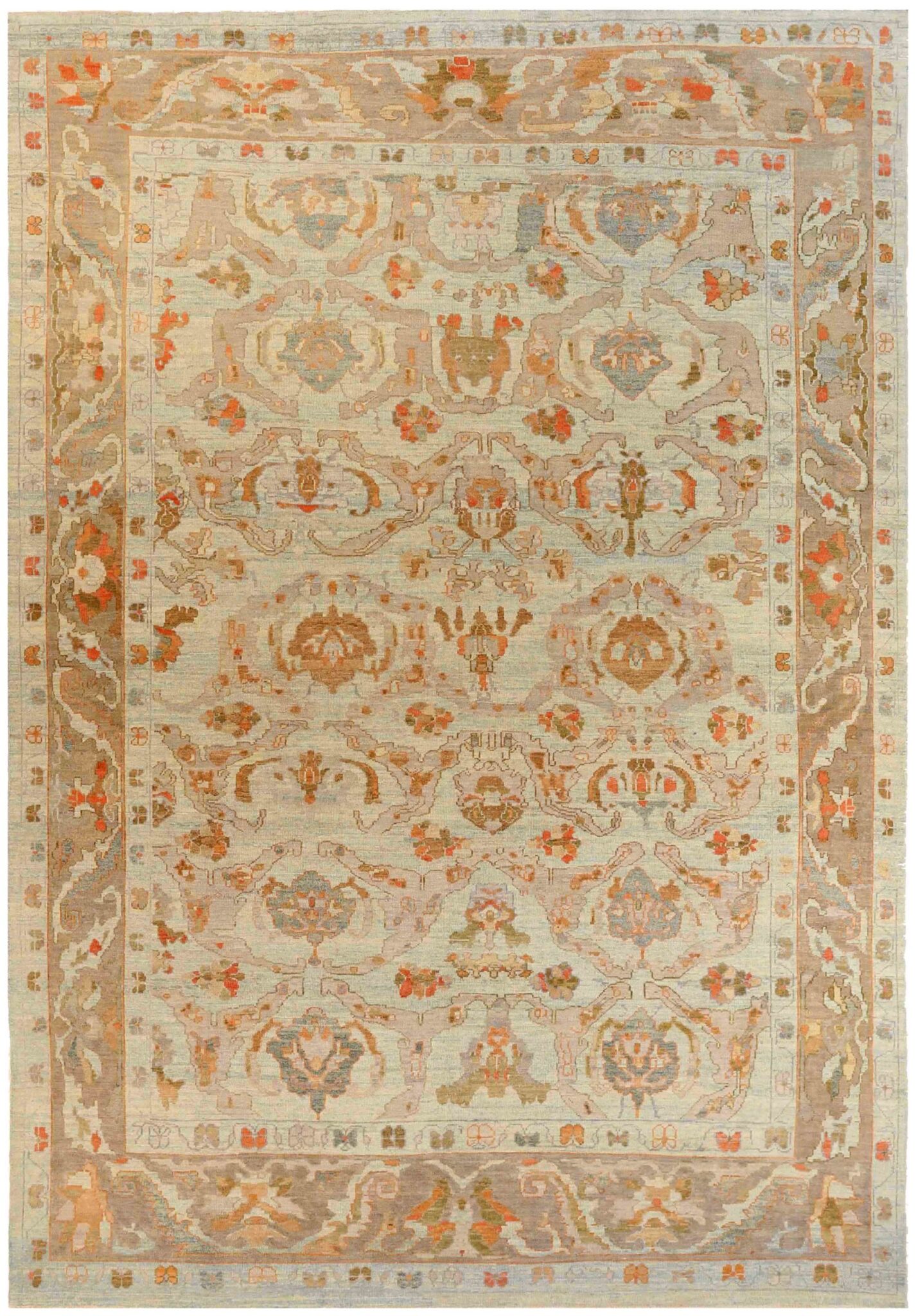 Thumbnail 5 for Persian Oushak Transitional Rug 70226