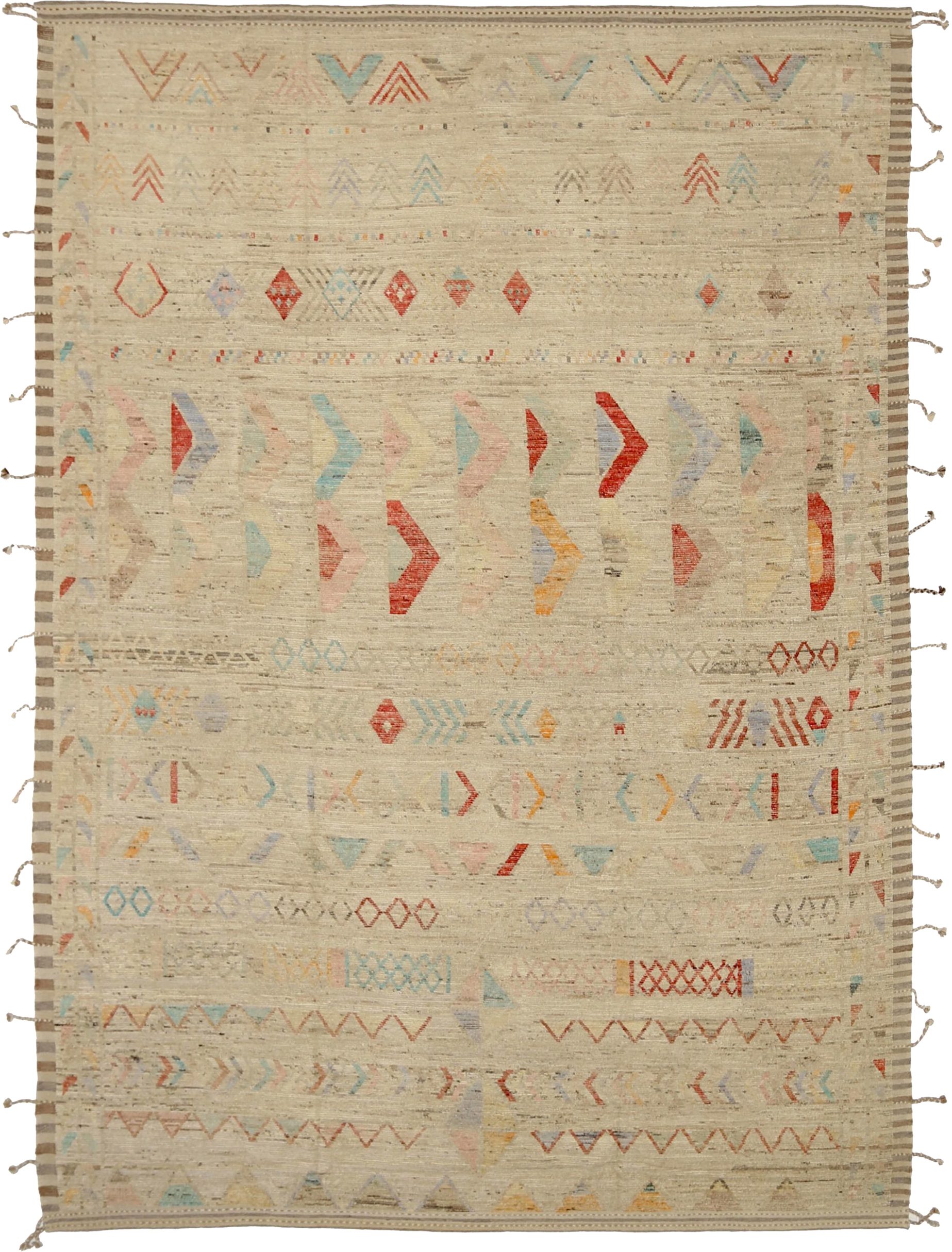 Thumbnail 13 for Afghanistan Moroccan Tribal Rug 92243