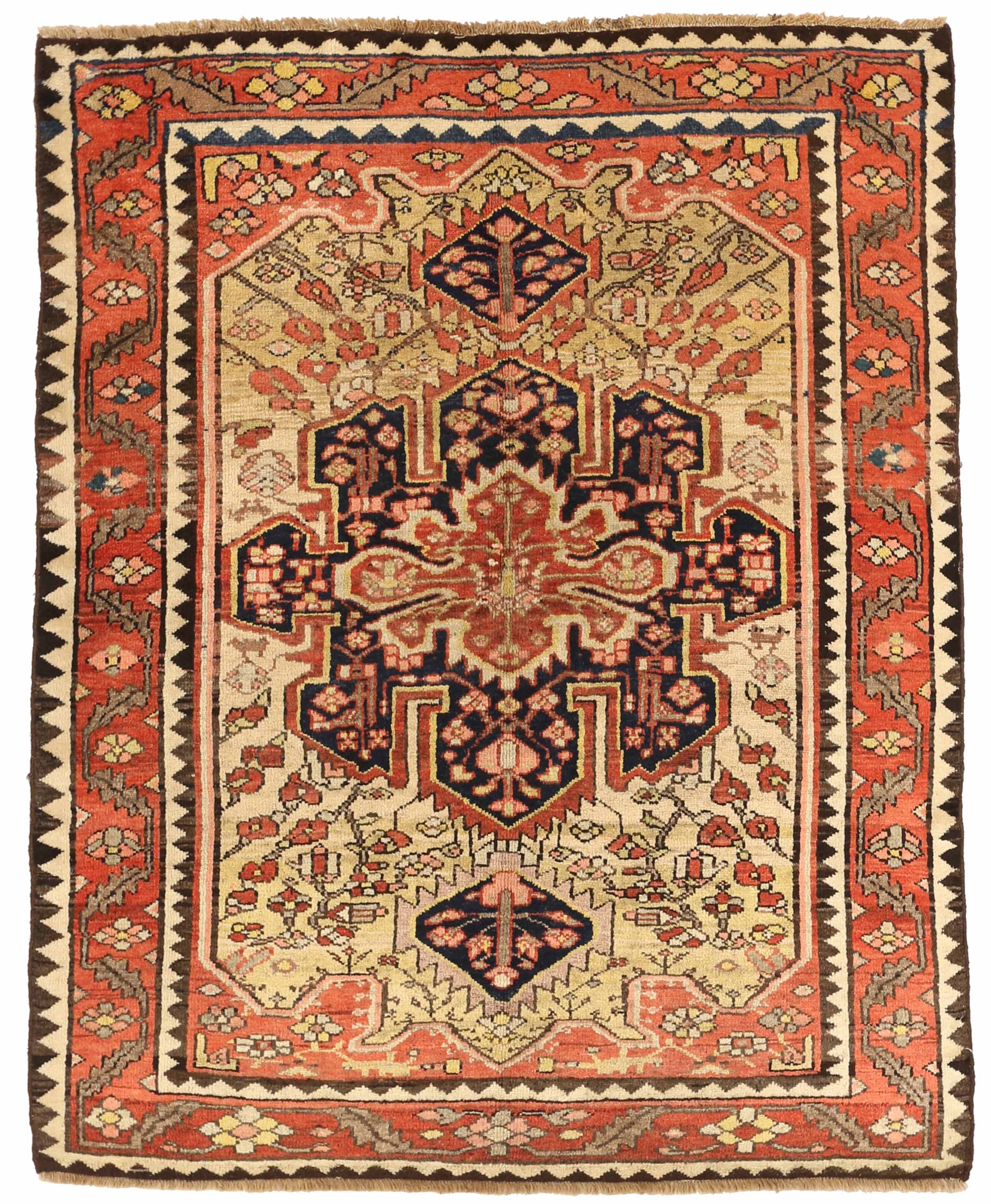 Thumbnail 14 for Vintage Persian Hamadan Traditional Rug 10380