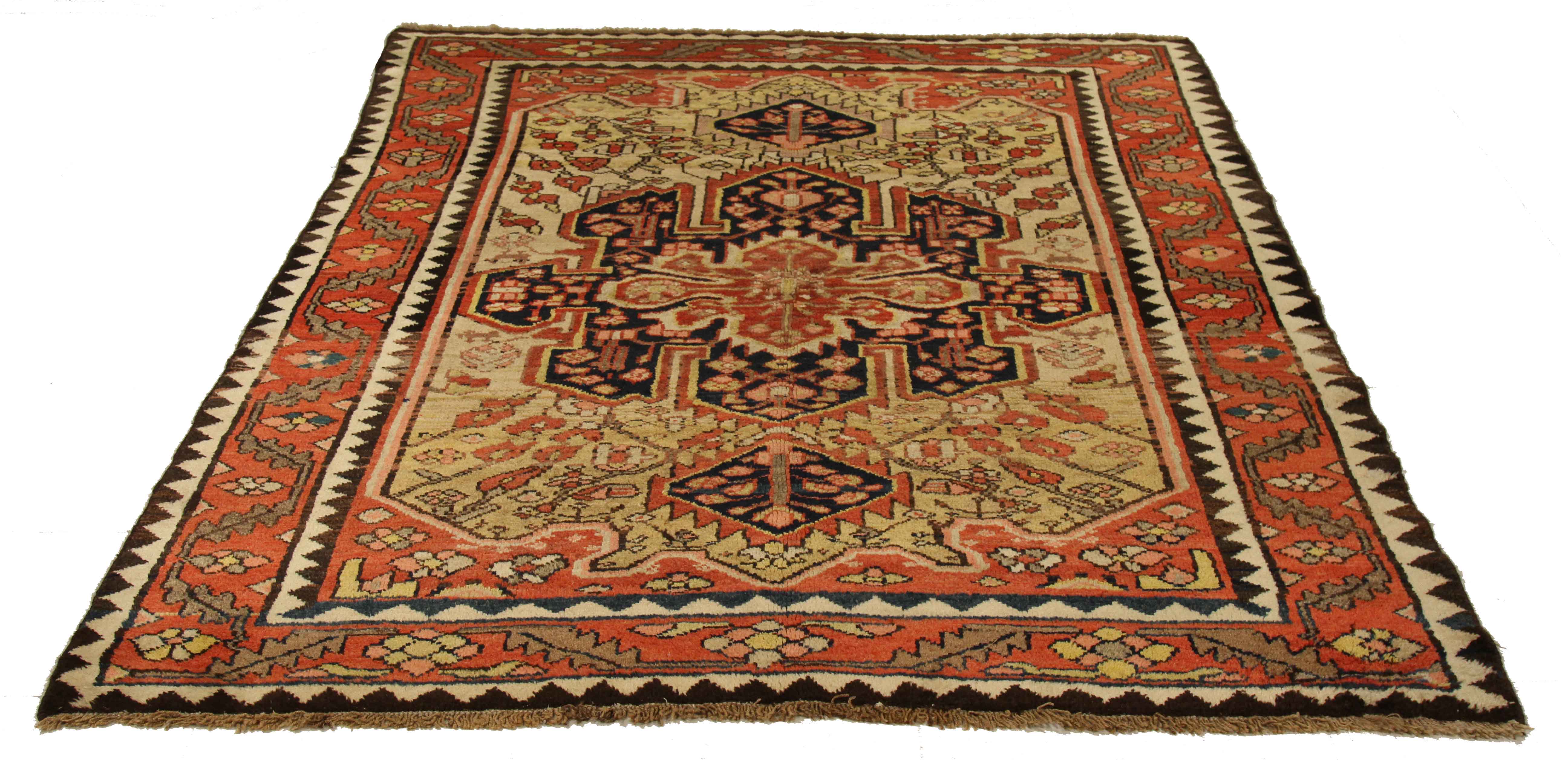 Thumbnail 13 for Vintage Persian Hamadan Traditional Rug 10380