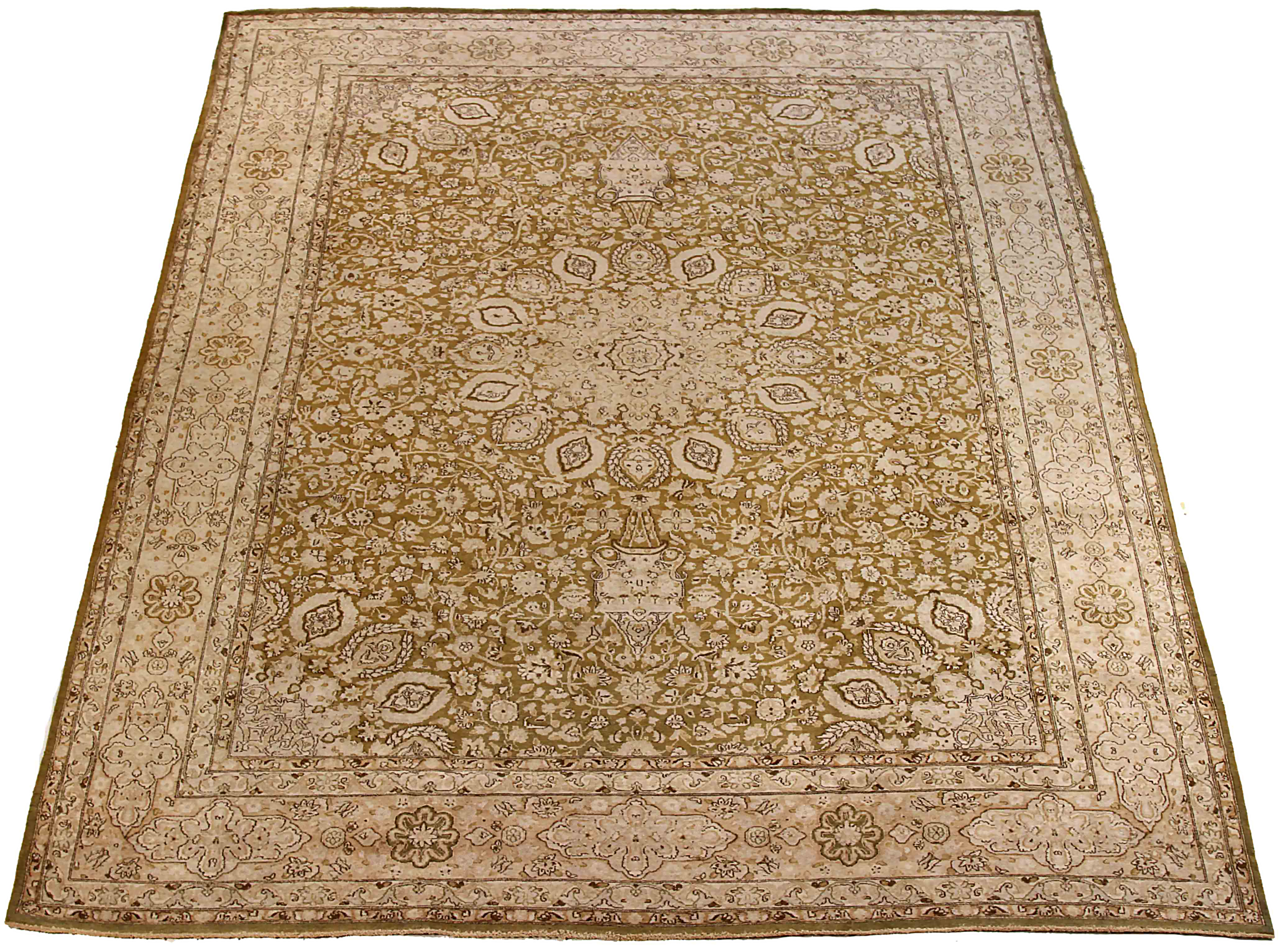 Thumbnail 5 for Antique Persian Kerman Transitional Rug 70295