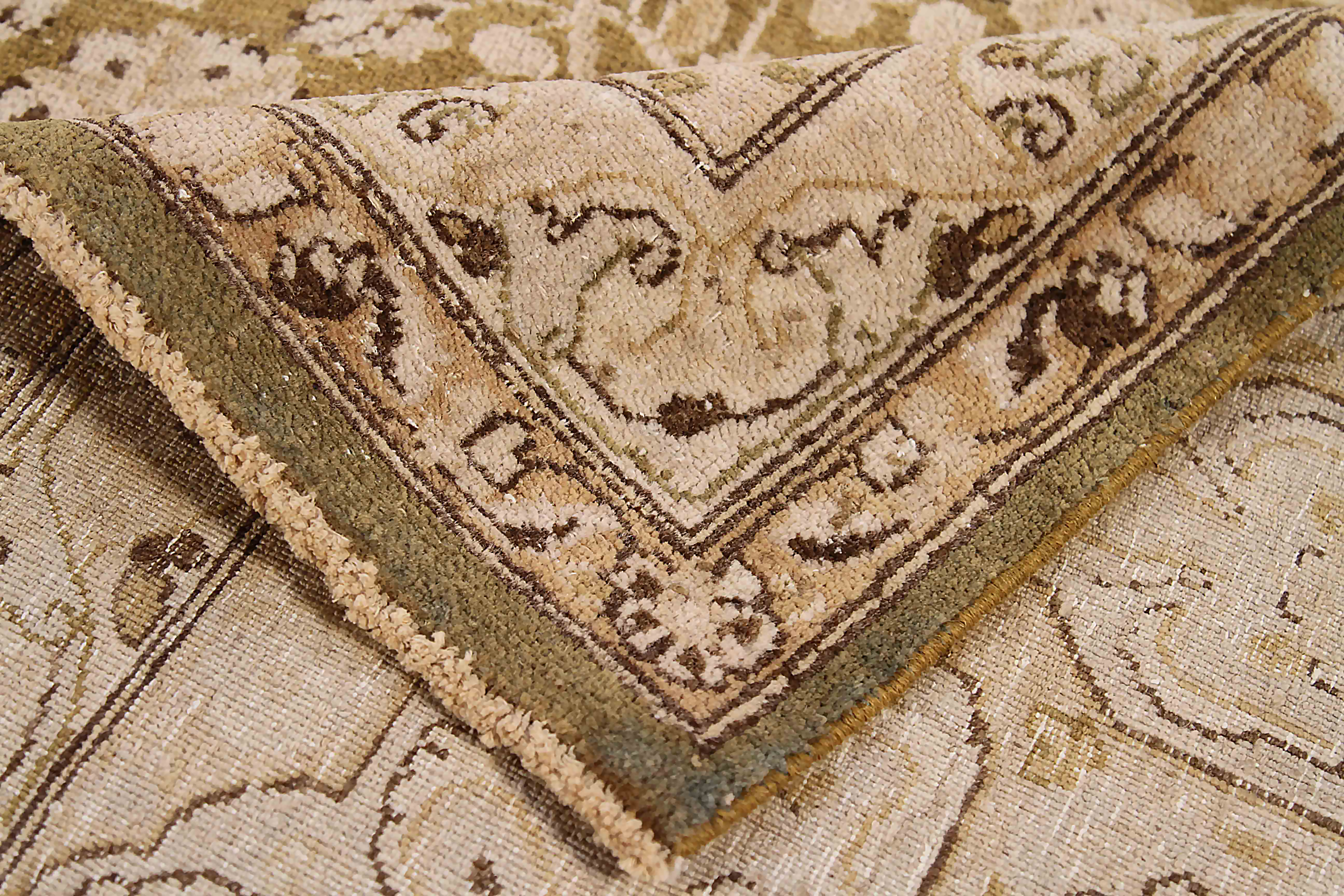Thumbnail 3 for Antique Persian Kerman Transitional Rug 70295