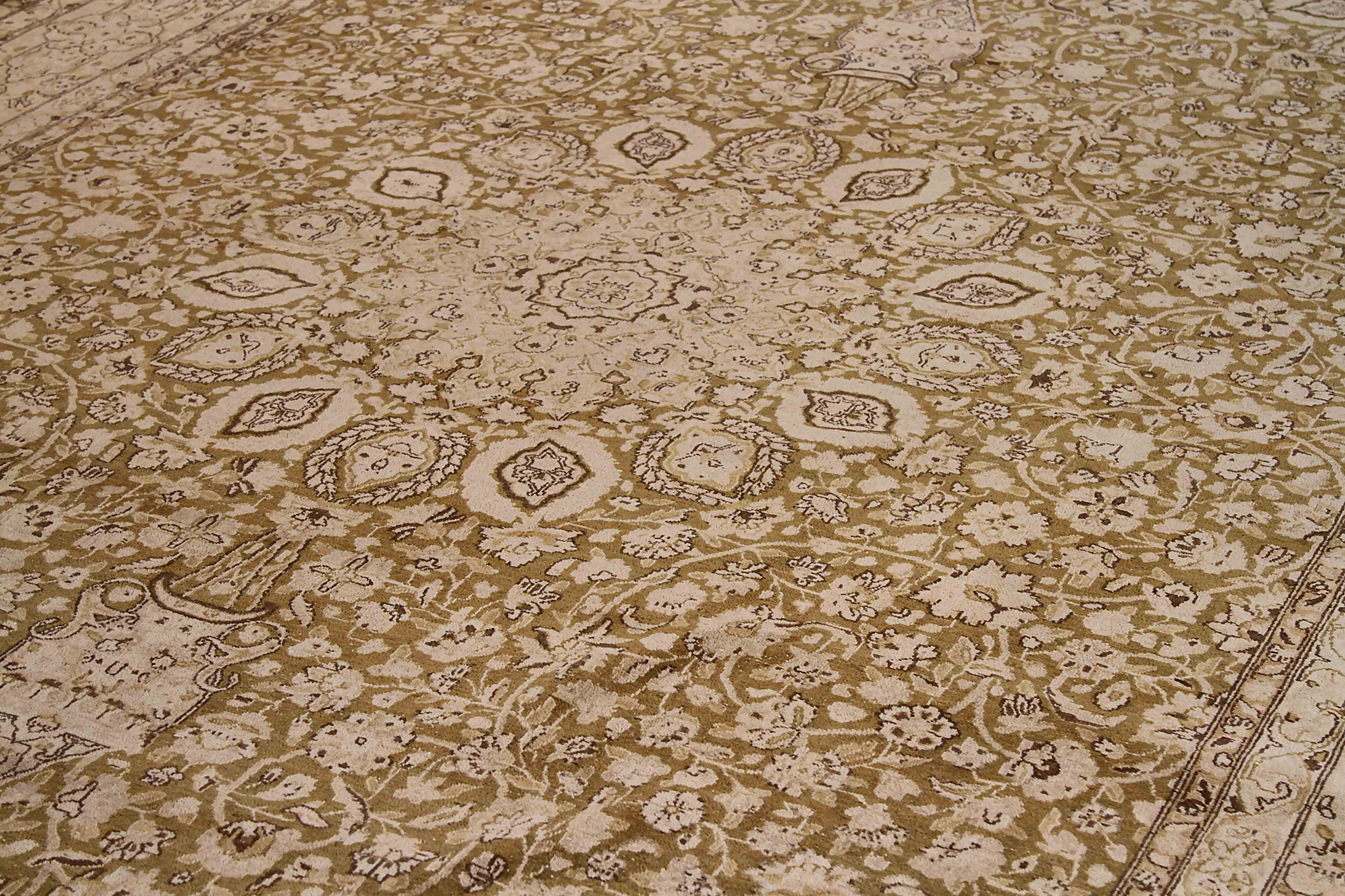 Thumbnail 4 for Antique Persian Kerman Transitional Rug 70295