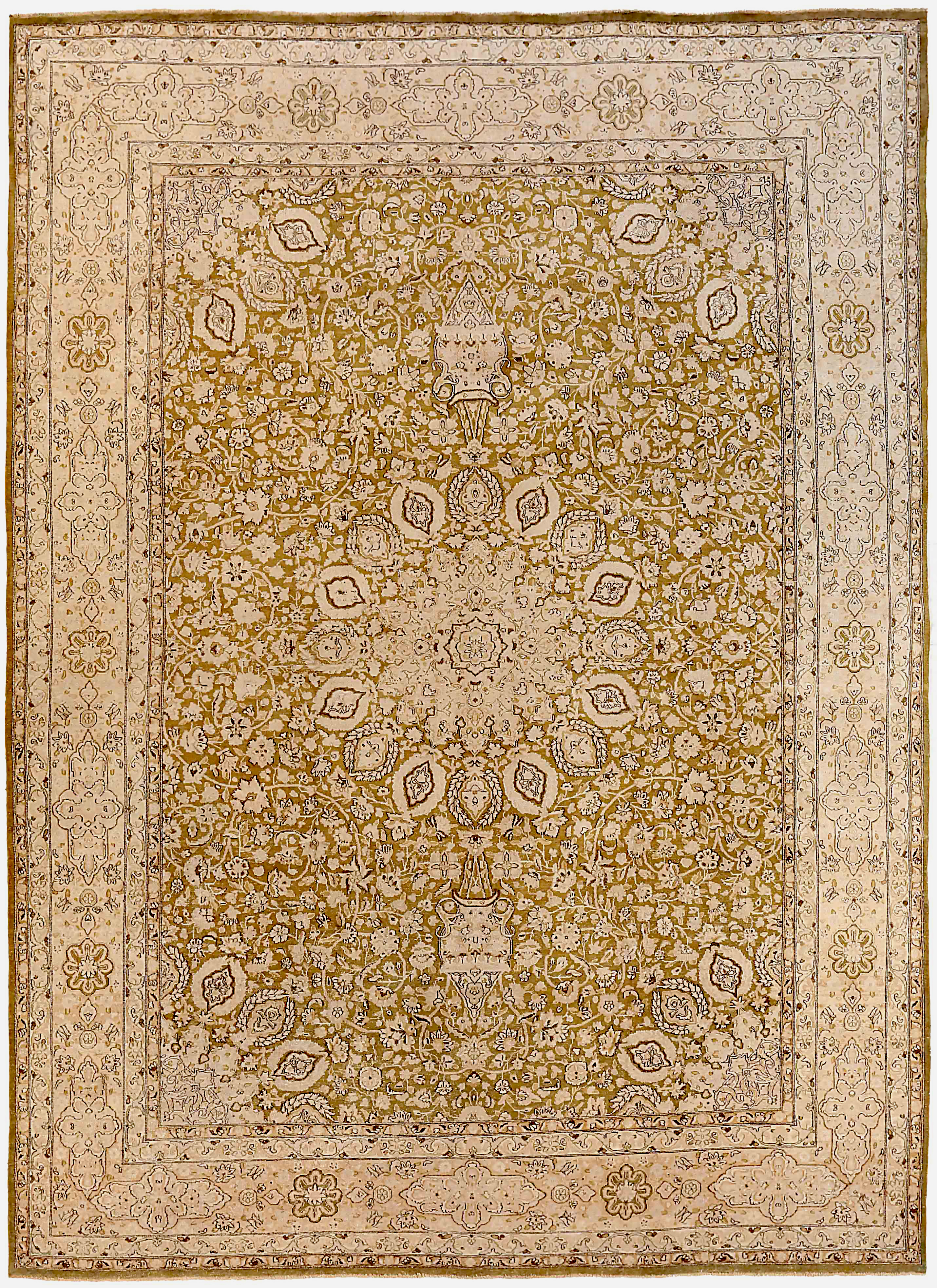 Thumbnail 2 for Antique Persian Kerman Transitional Rug 70295