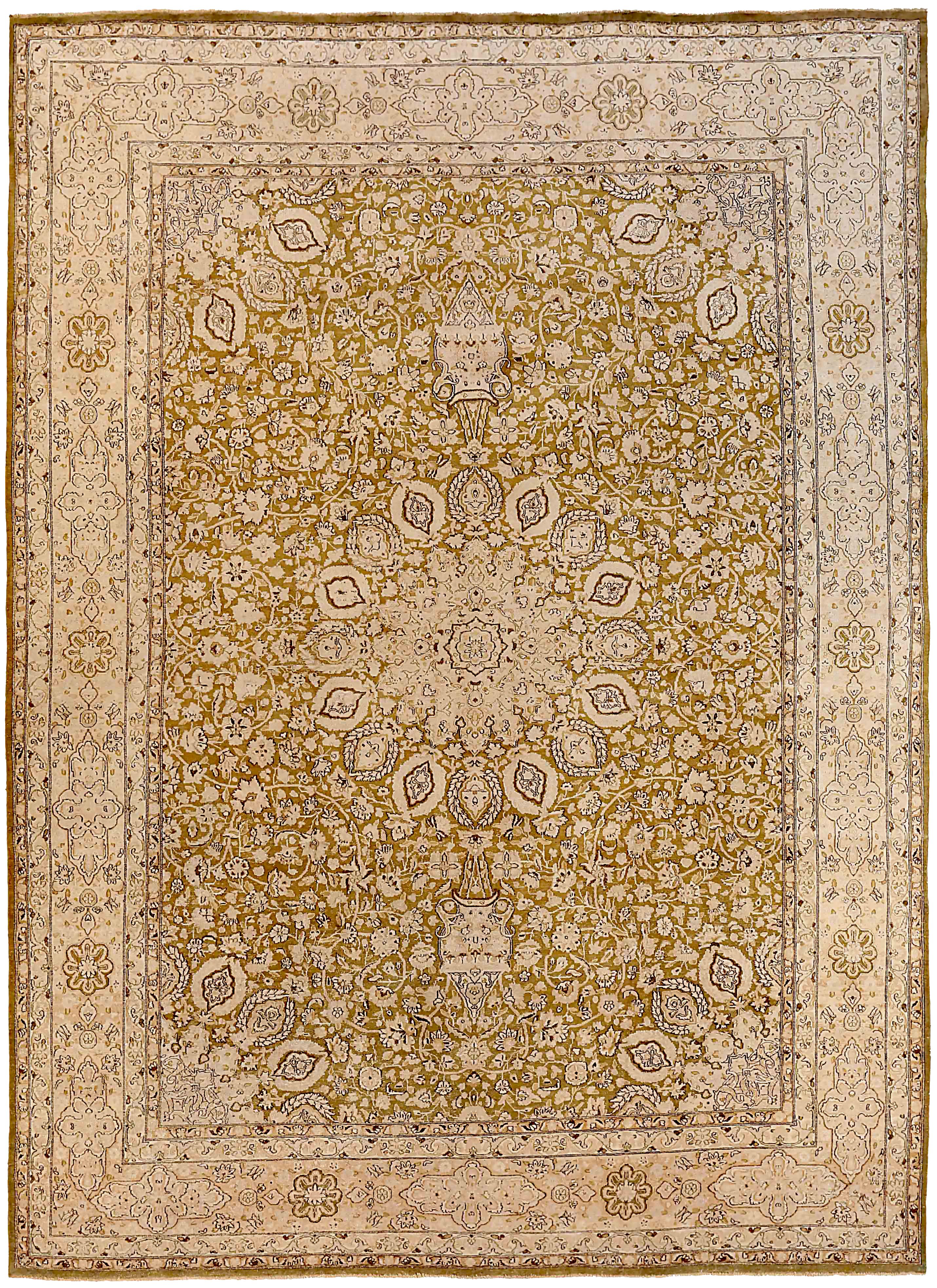 Thumbnail 6 for Antique Persian Kerman Transitional Rug 70295