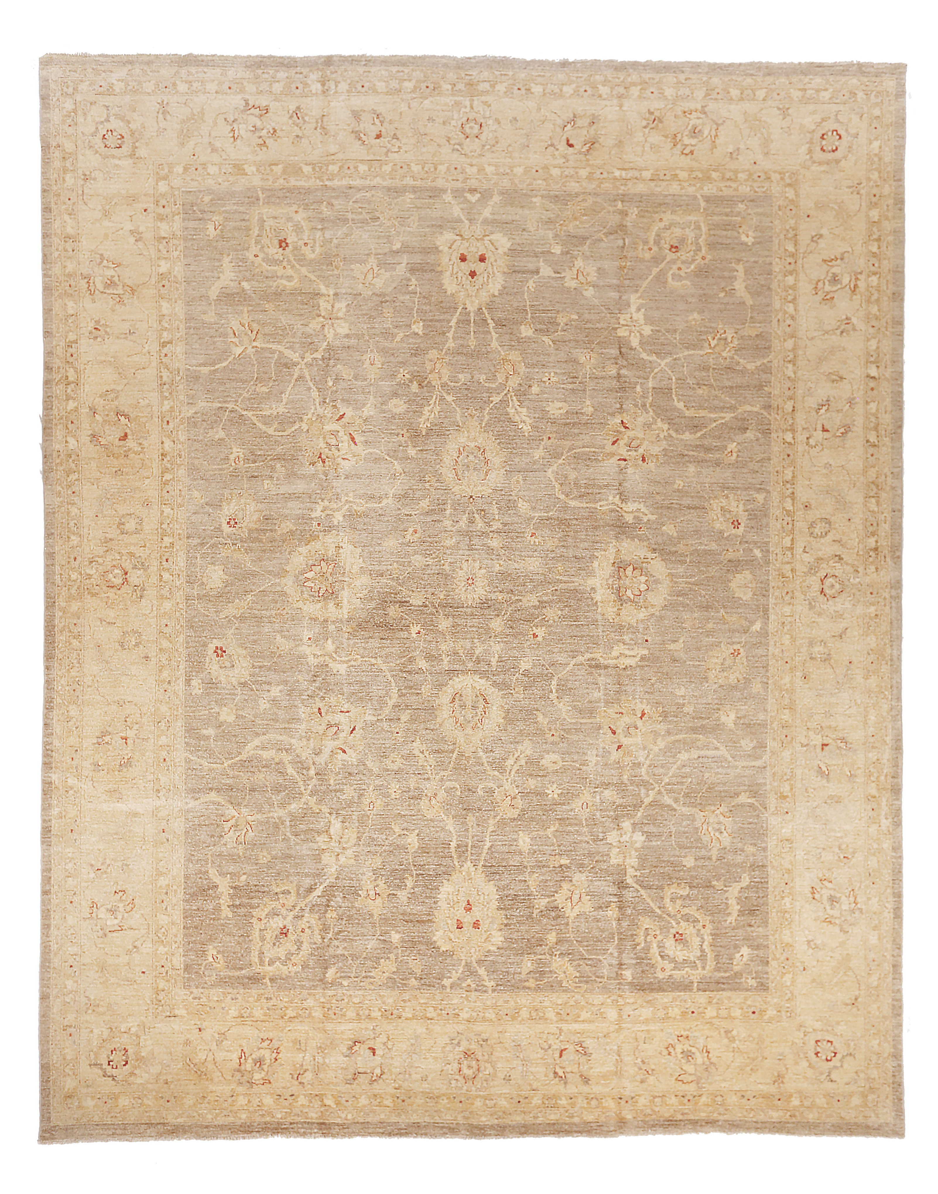 Thumbnail 4 for Afghanistan Tabriz Tribal Rug 88050