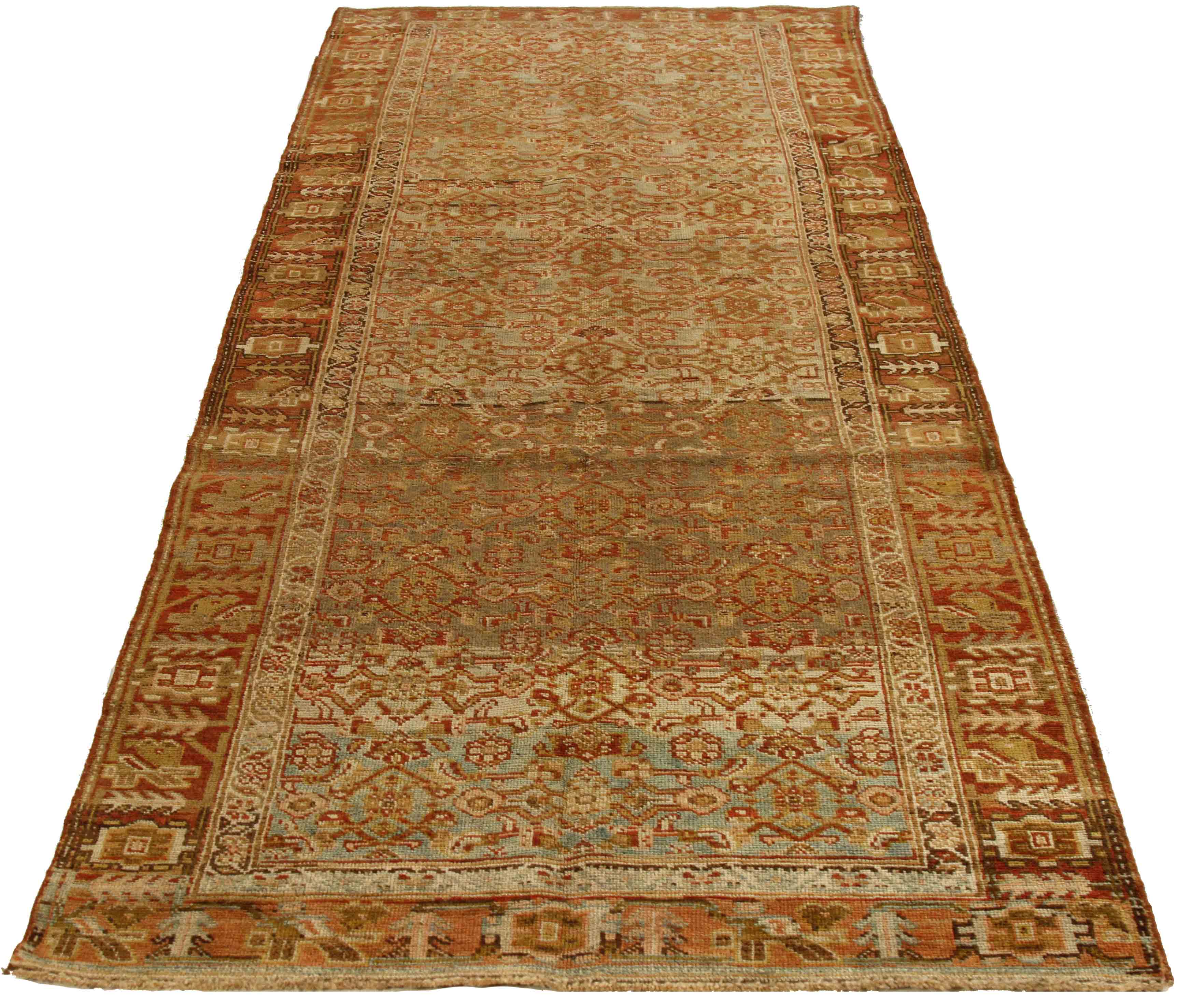 Thumbnail 11 for Antique Persian Bijar Transitional Rug 70297