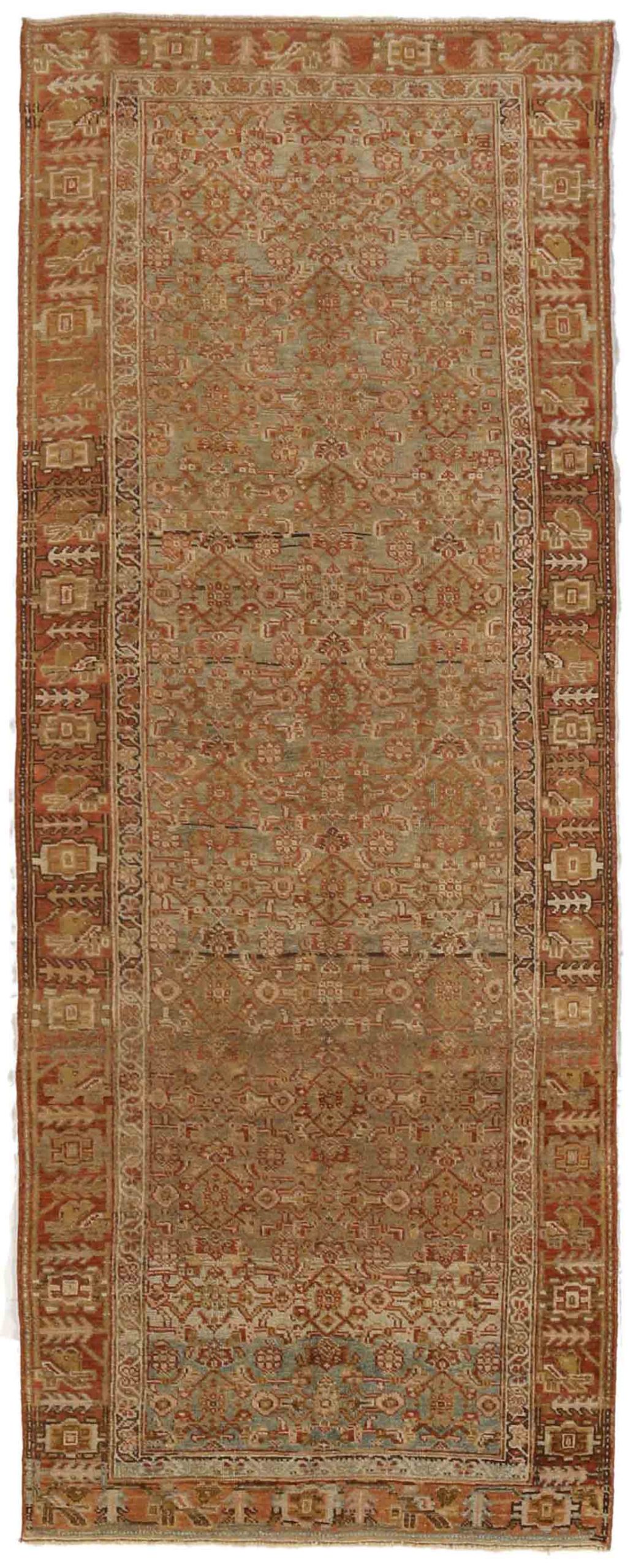 Thumbnail 9 for Antique Persian Bijar Transitional Rug 70297