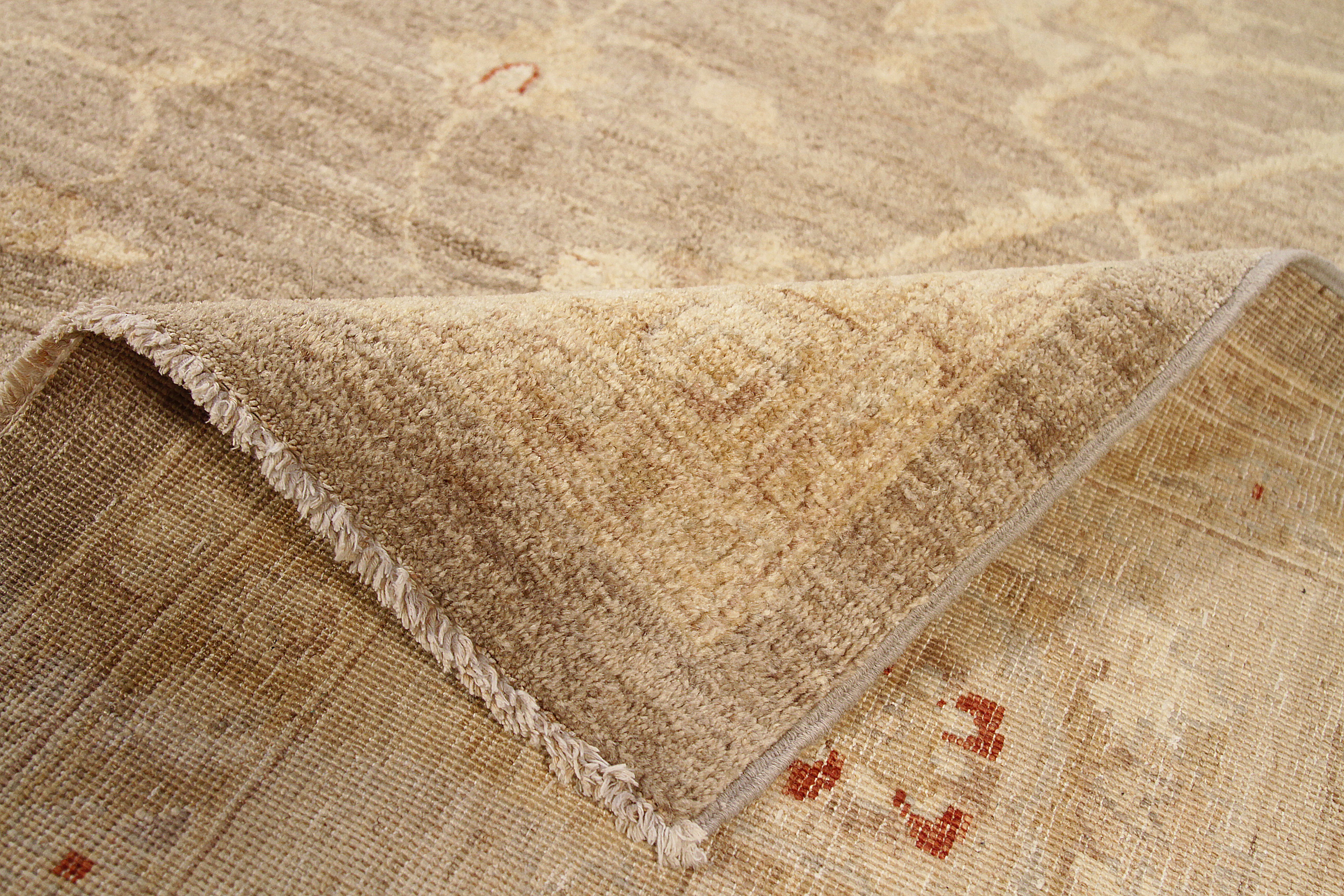 Thumbnail 2 for Afghanistan Tabriz Tribal Rug 88050