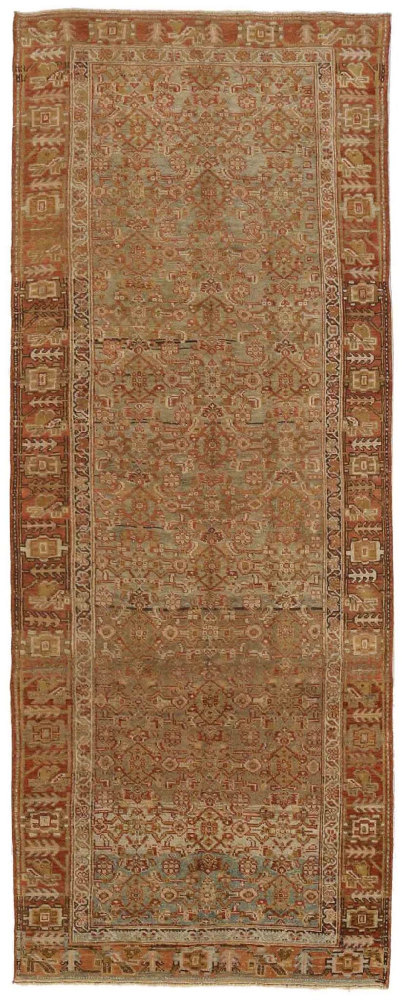 Thumbnail 12 for Antique Persian Bijar Transitional Rug 70297