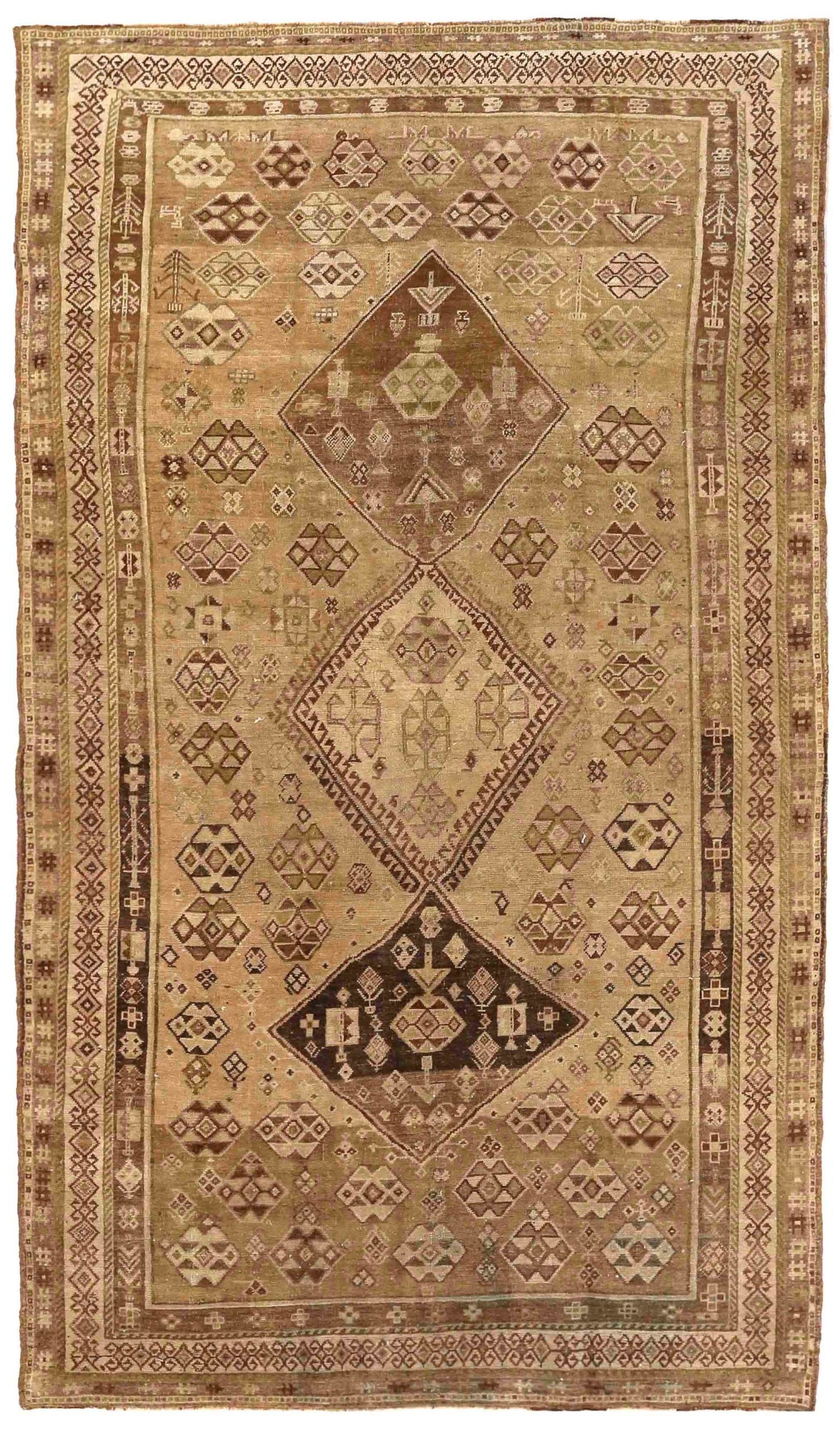 Thumbnail 3 for Antique Persian Shiraz Transitional Rug 70299