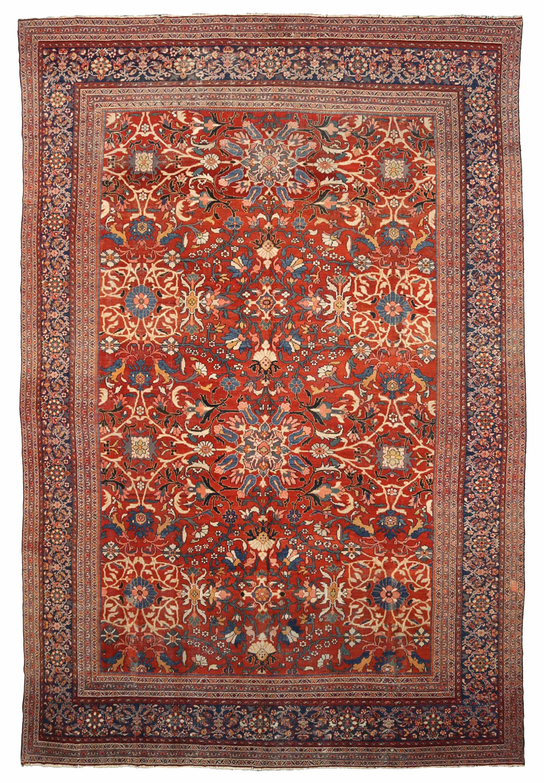 Thumbnail 6 for Antique Persian Sultanabad Traditional Rug 91956